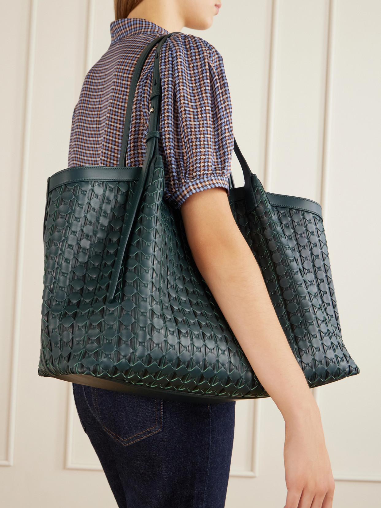 Secret Mosaico Leather Tote