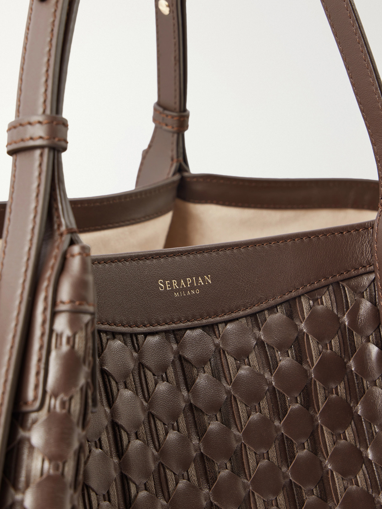 Secret Mosaico Leather Tote