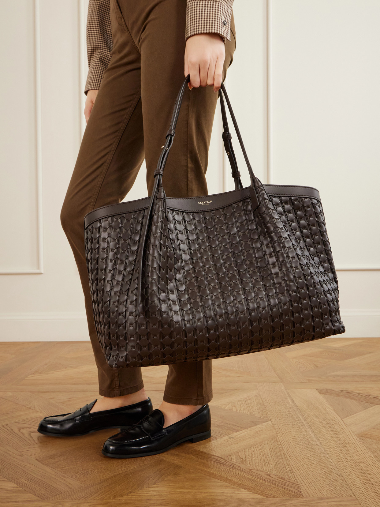 Secret Mosaico Leather Tote