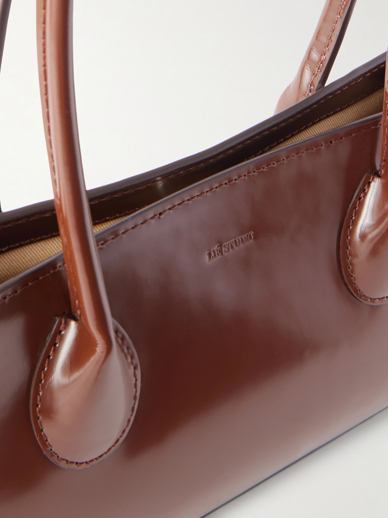 Lié Studio - The Lou Patent-Leather Bag