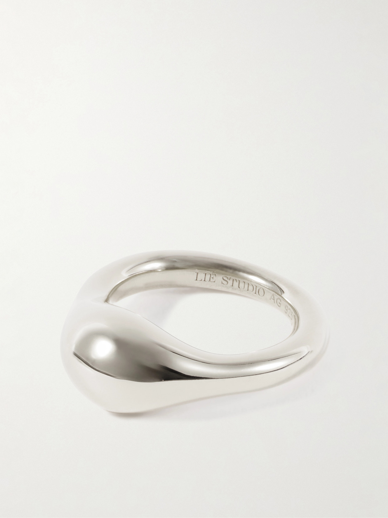 Lie Studio The Chloe Sterling Silver Ring In Metallic