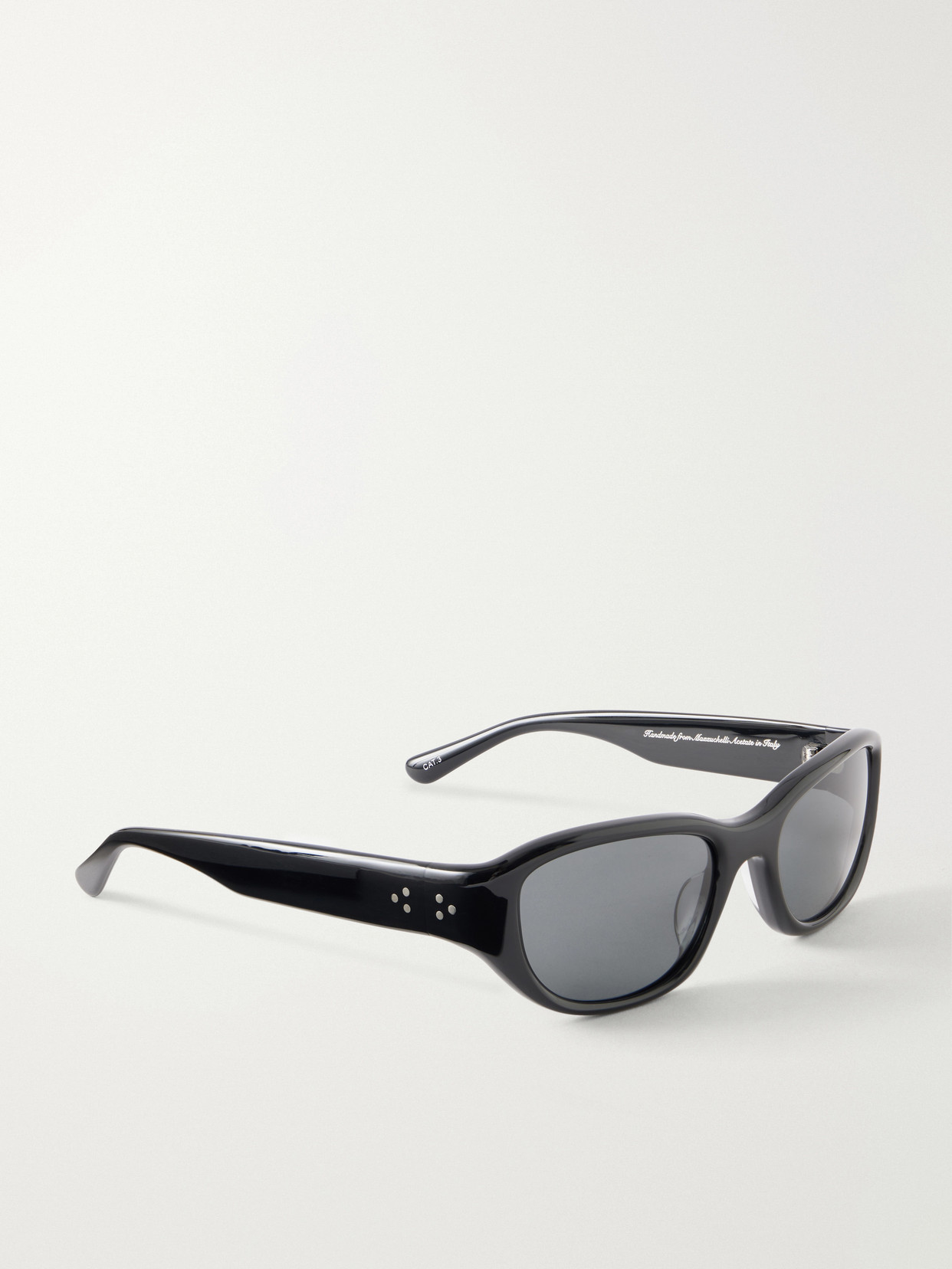 Lie Studio Matteo D-frame Acetate Sunglasses In Black
