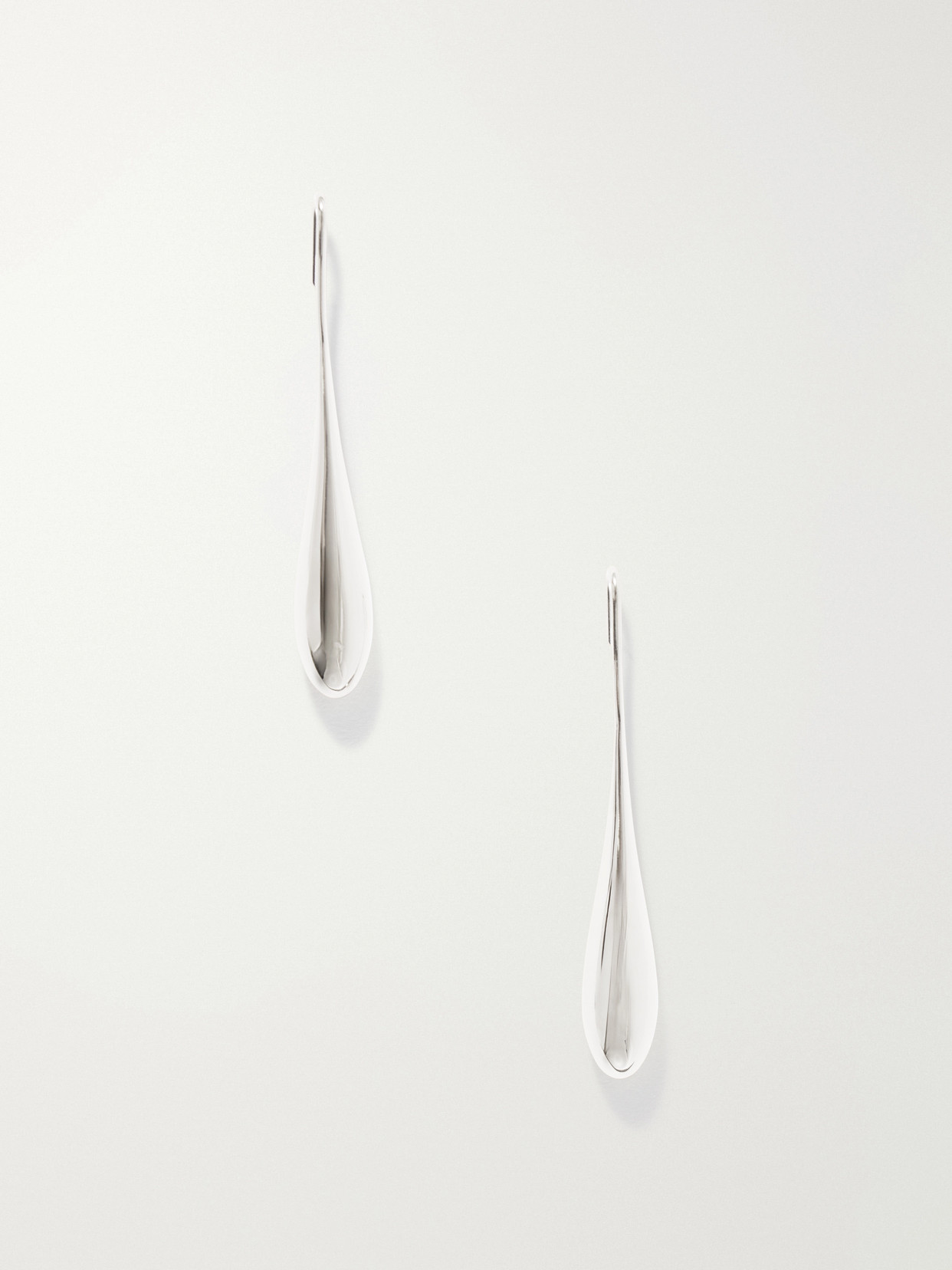 Lie Studio The Evelyn Sterling Silver Earrings In Black