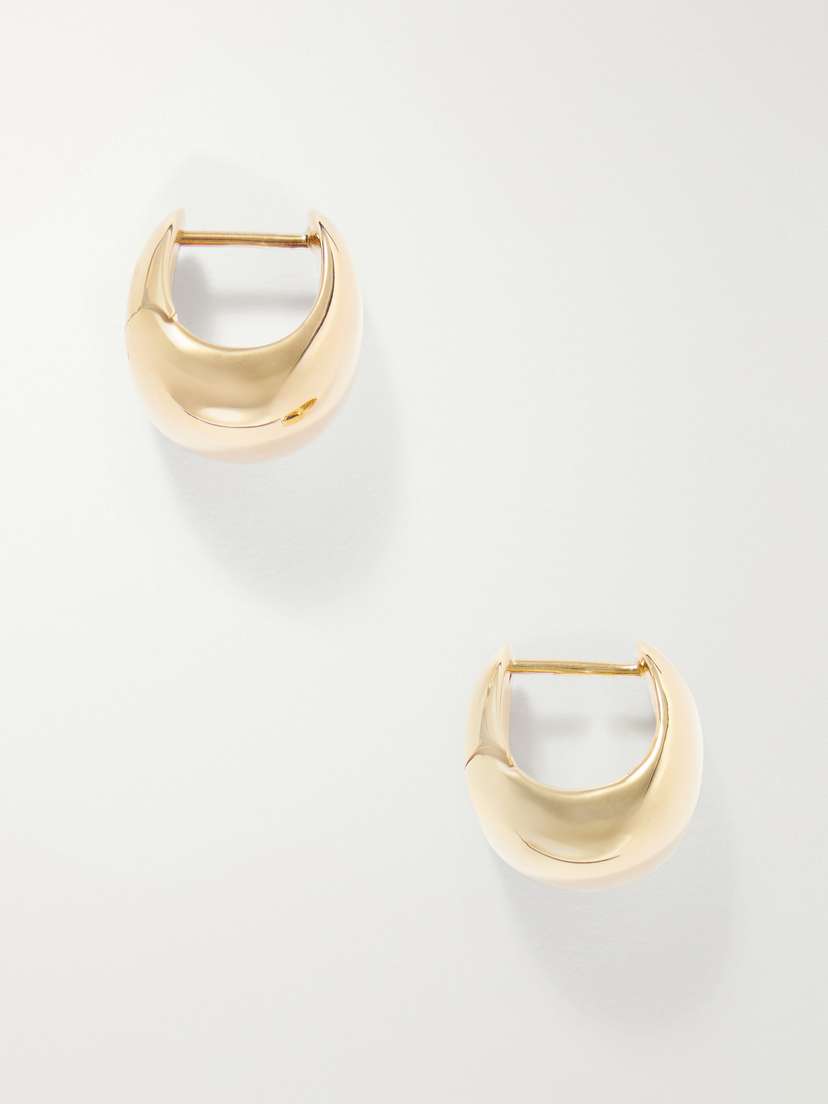 LIÉ STUDIO The Violet Gold-plated Sterling Silver Hoop Earrings - Women's Jewelry And Watches