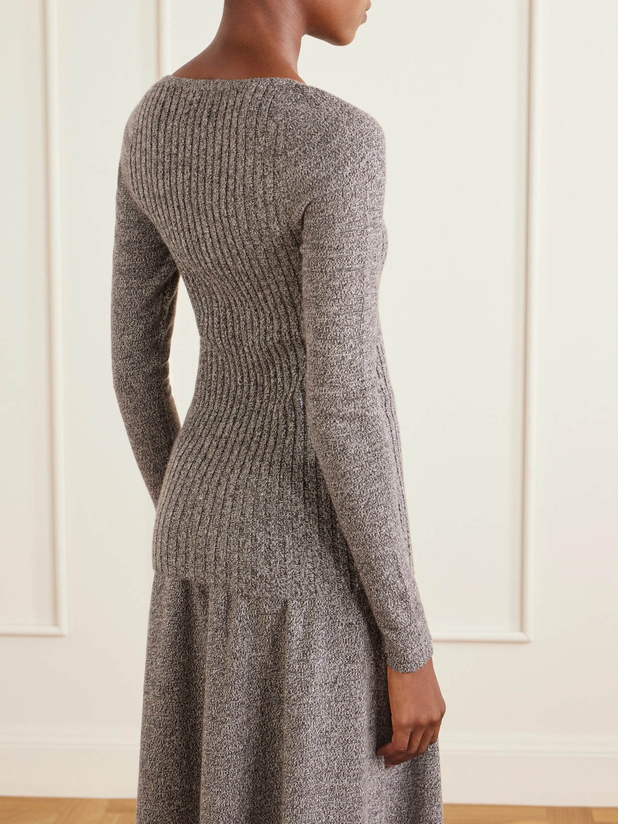 Marl Knitted Cashmere T-Shirt