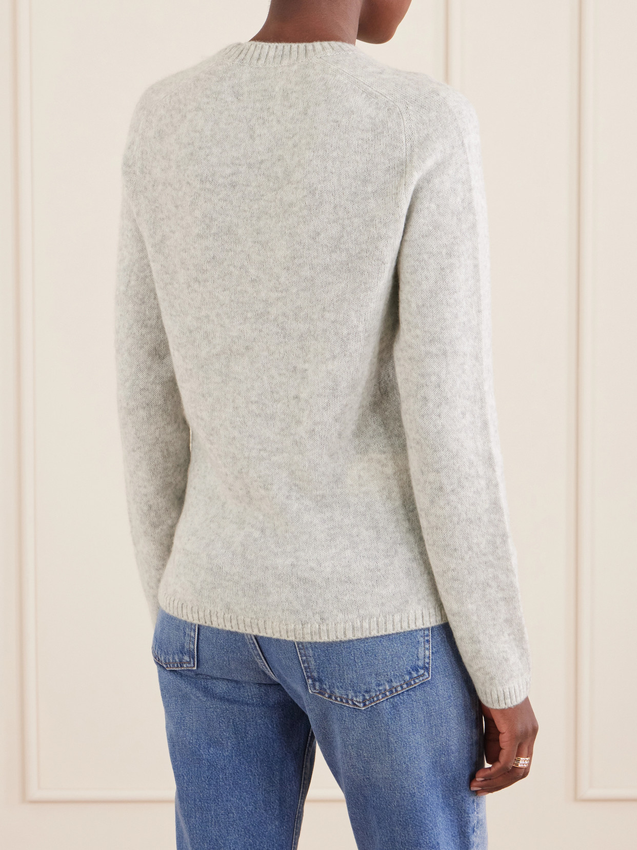 Nimbus Laurel Knitted Cashmere And Silk-Blend Sweater