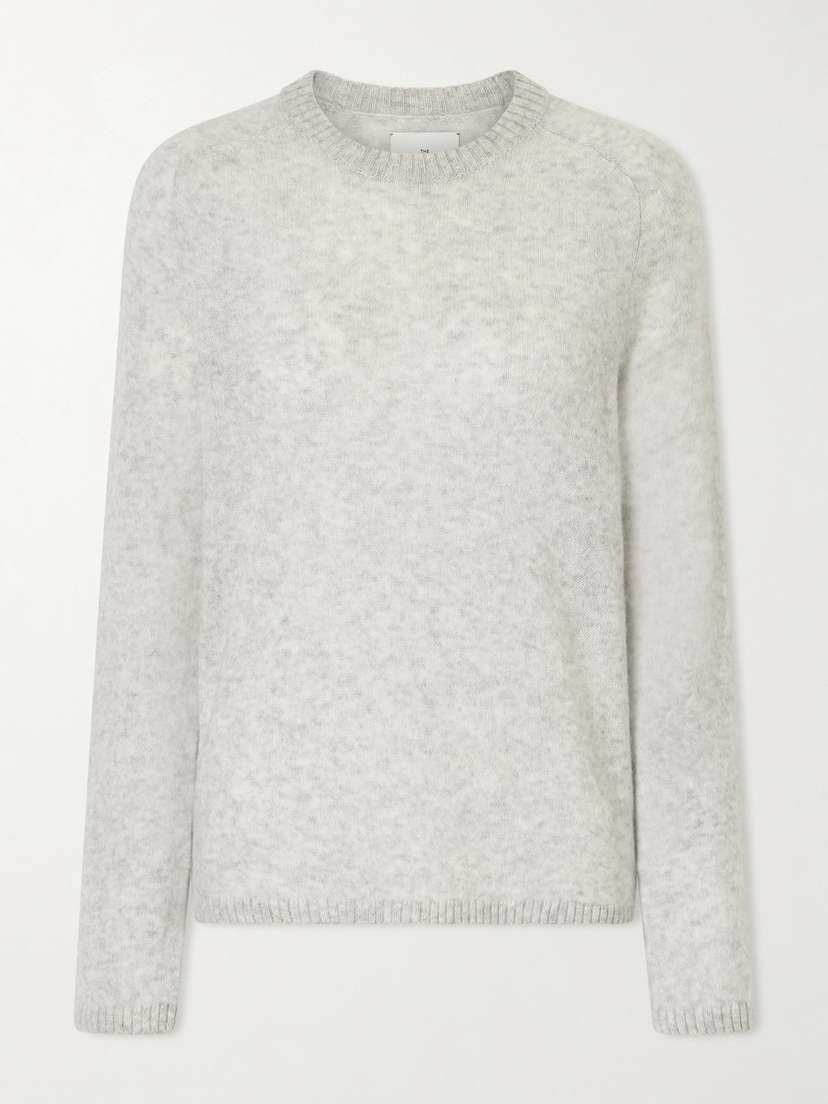 The Elder Statesman Nimbus Laurel Knitted Cashmere And Silk-blend Sweater | Thumbnail 6 The Elder Statesman Nimbus Laurel Knitted Cashmere And Silk-blend Sweater | Thumbnail 6