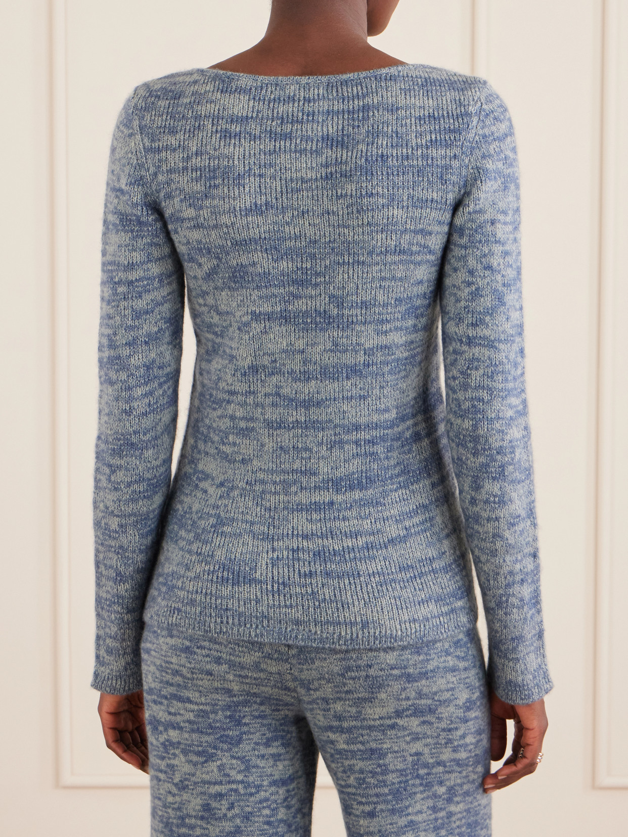 V-Neck Cashmere And Silk-Blend Sweater
