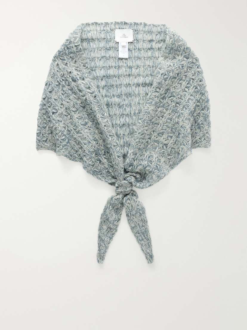 The Elder Statesman Cashmere And Silk-blend Scarf | Thumbnail 4