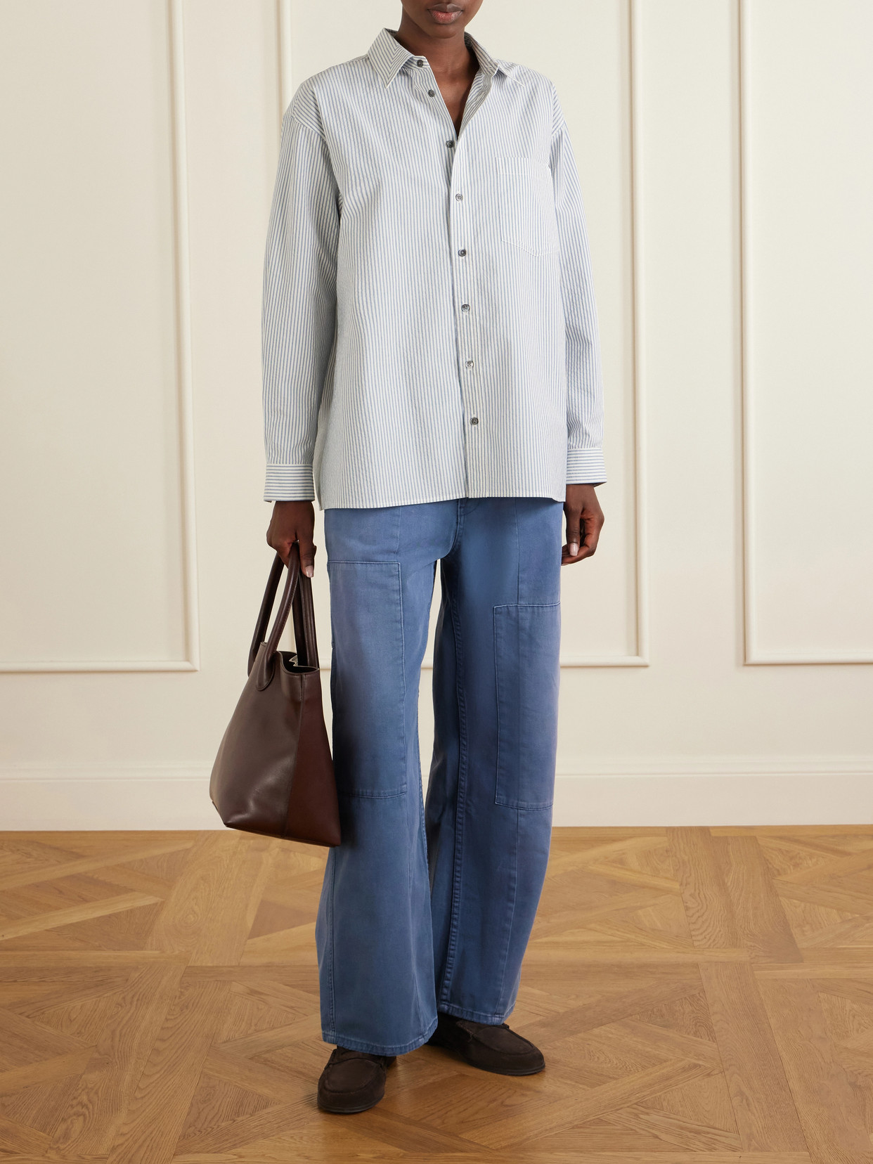 Nolan Cotton-Blend Seersucker Shirt