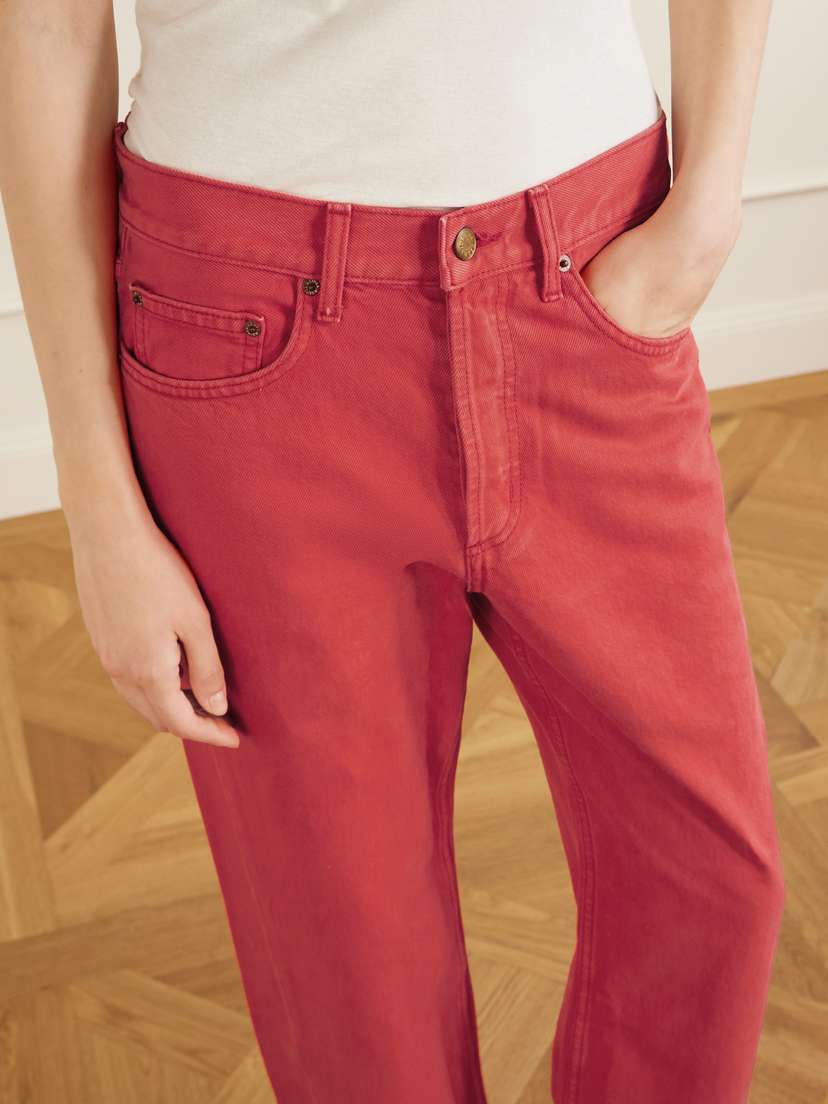 B SIDES Charlot Relaxed Mid-rise Straight-leg Jeans | Thumbnail 5