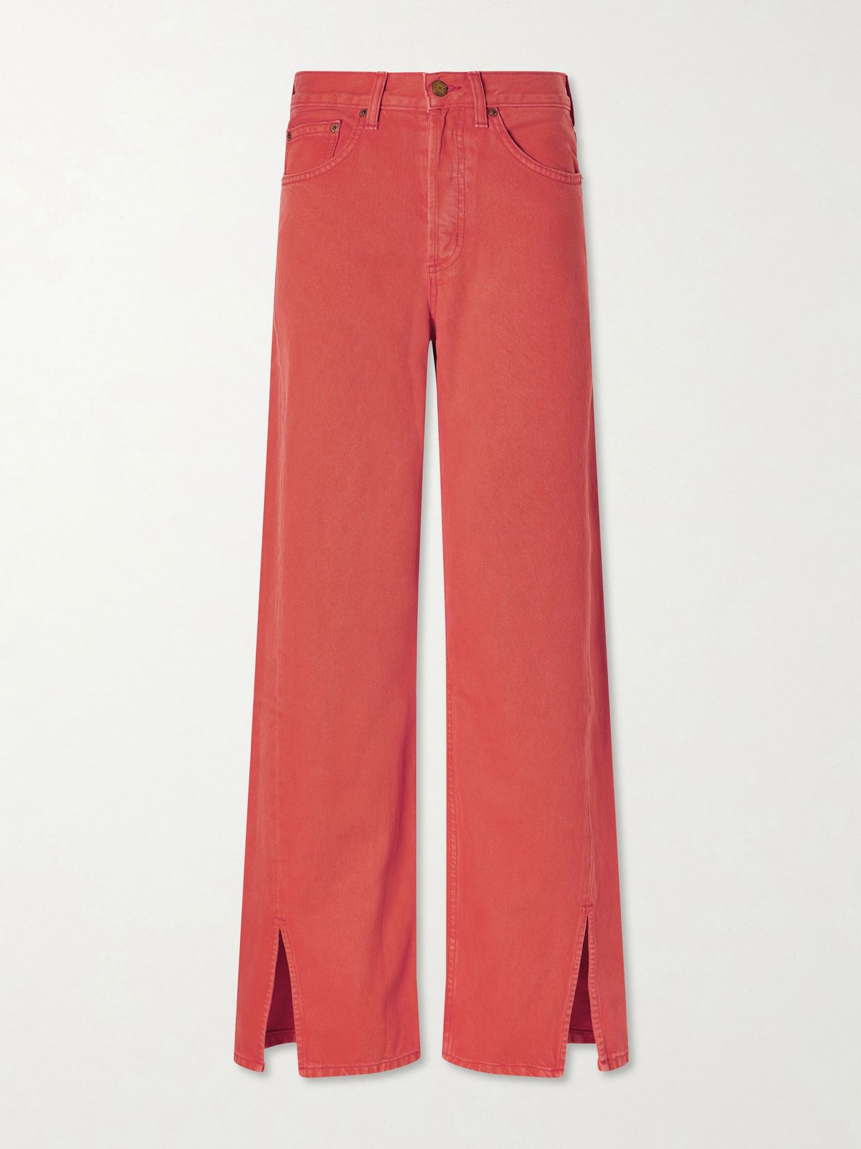 charlot relaxed mid rise straight leg jeans