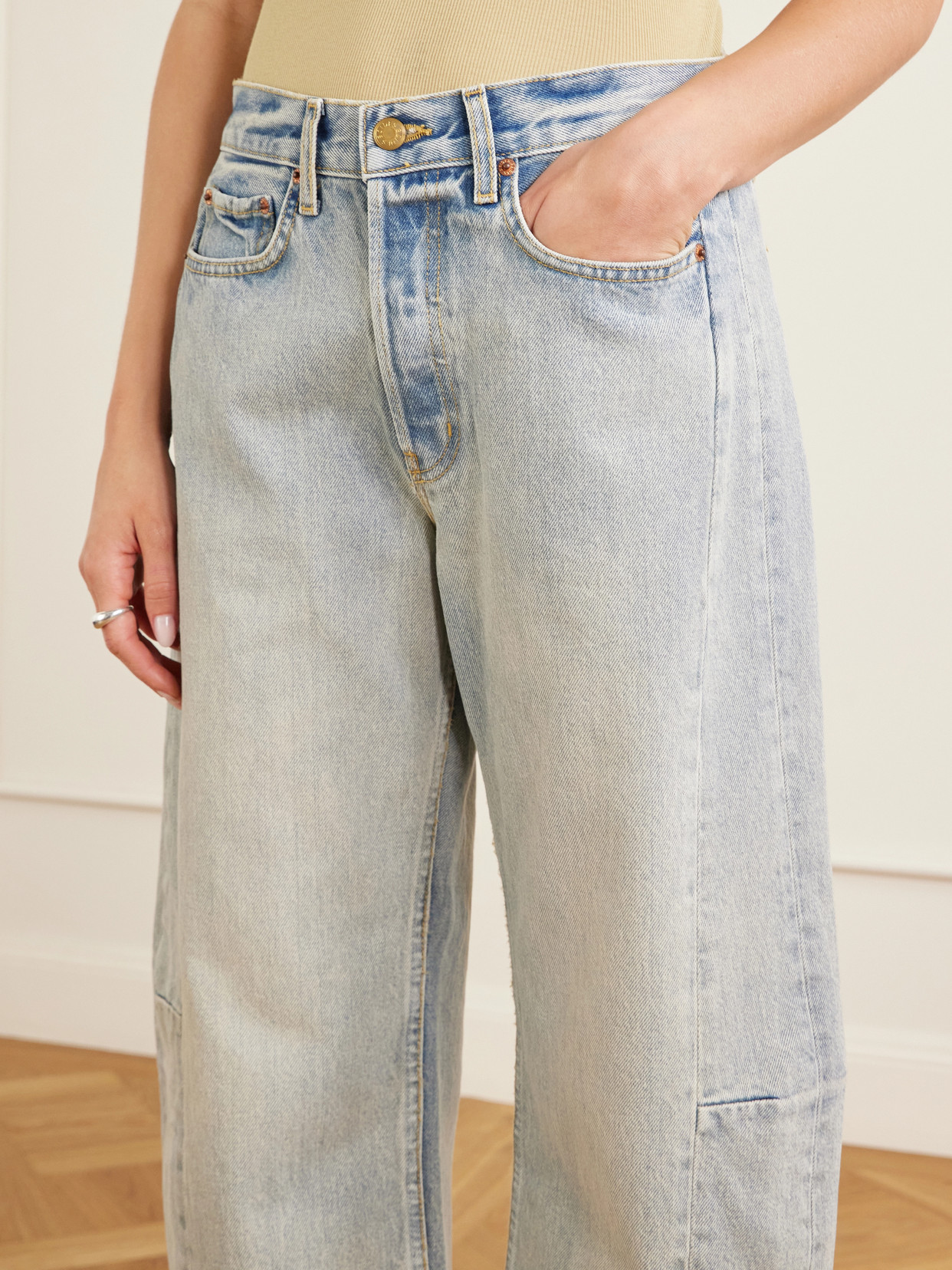 Slim Lasso High-Rise Wide- Leg