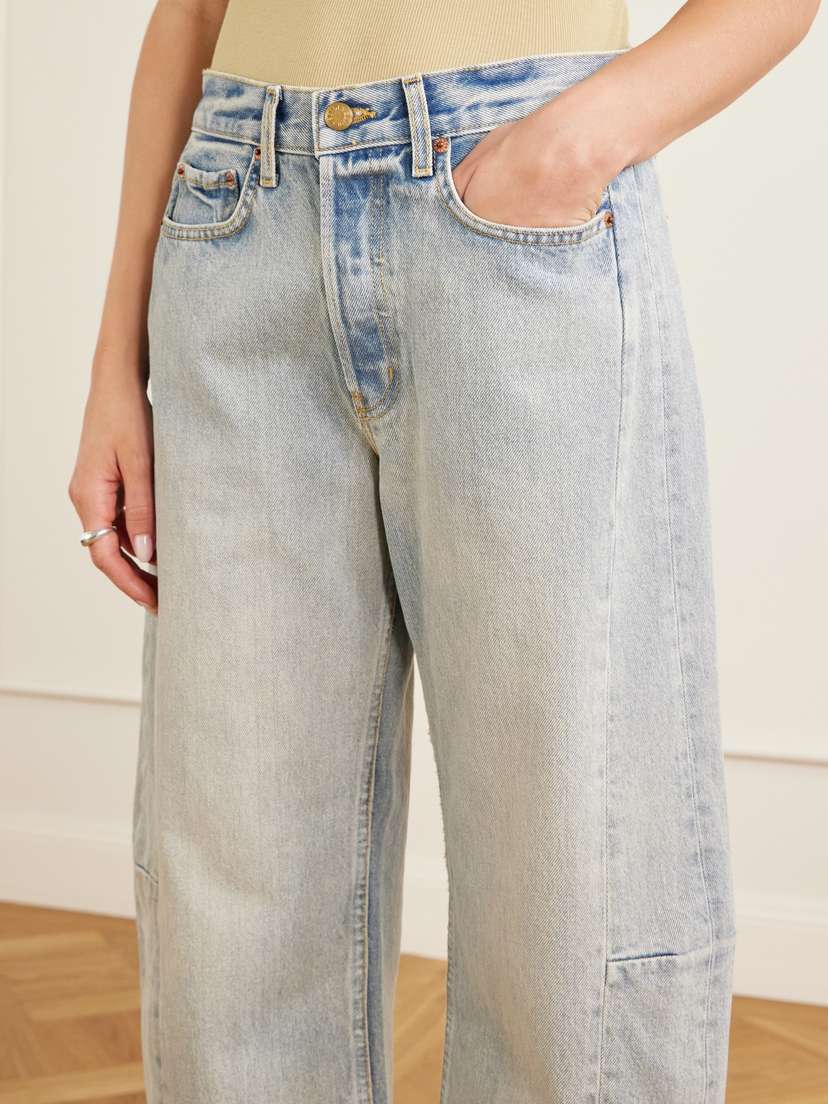 B SIDES Slim Lasso High-rise Wide-leg Jeans | Thumbnail 5