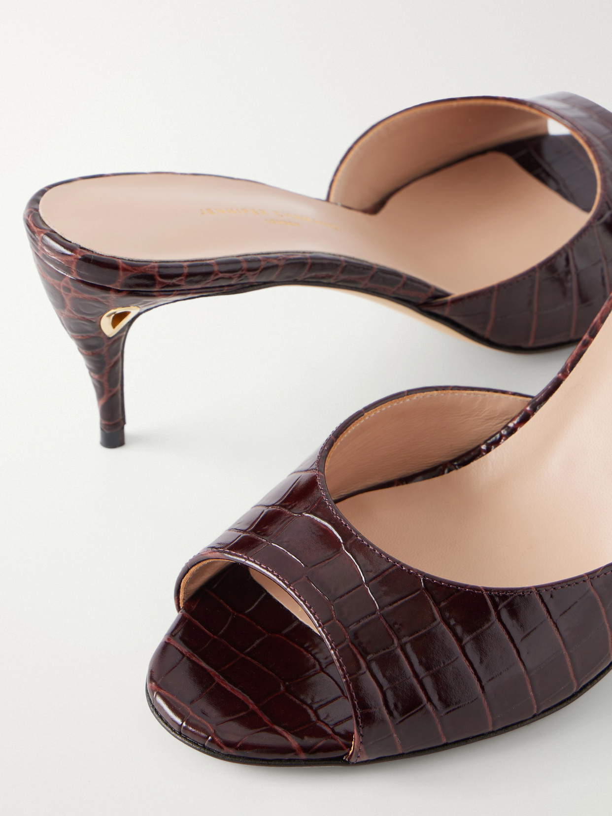 Guido 65 Croc-Effect Sandals