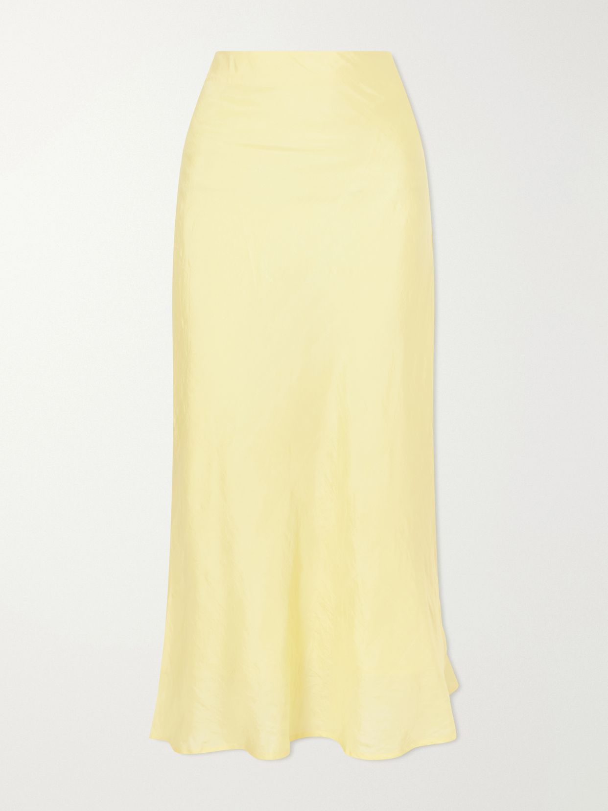Lyra Sunlight silk midi skirt