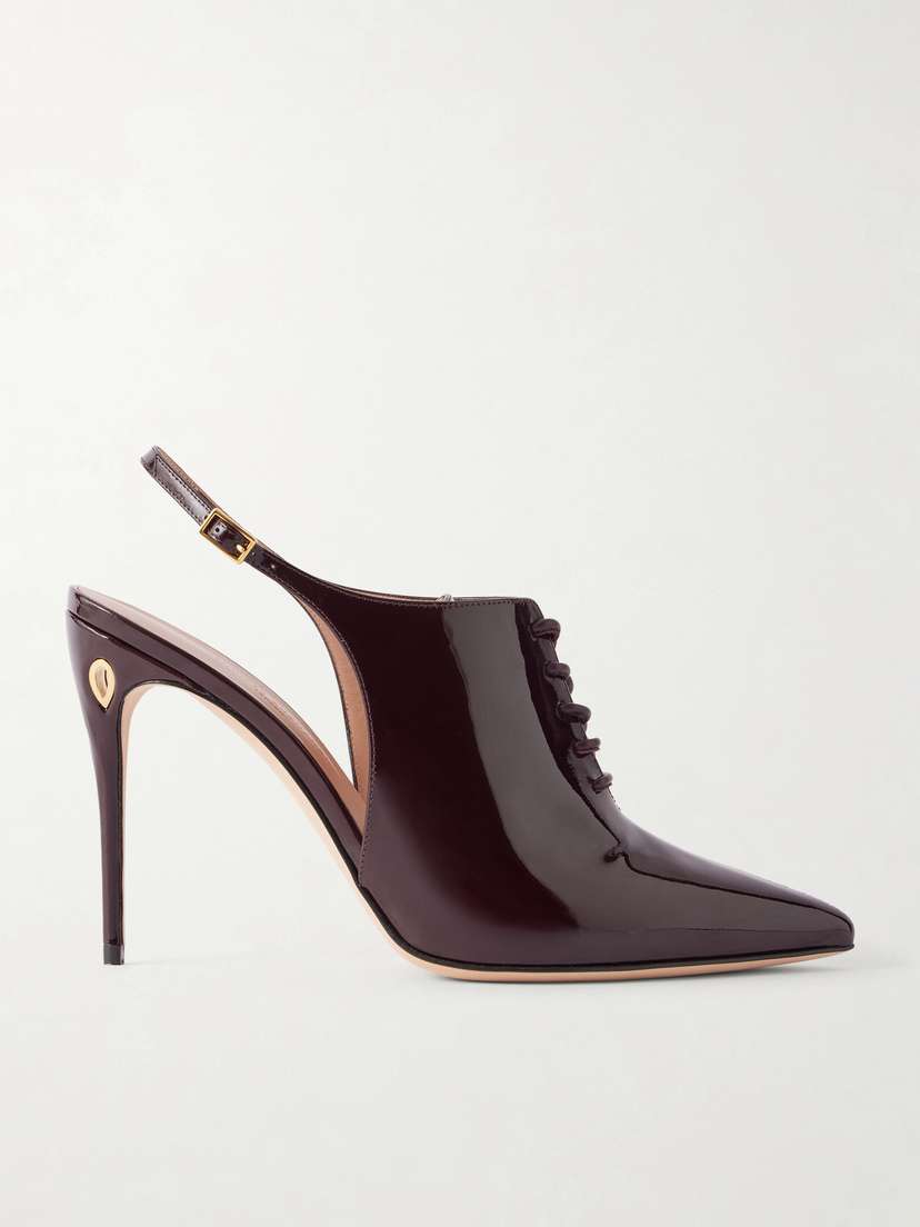 Jennifer Chamandi Lucio 105 Patent Leather Slingback Pumps | Thumbnail 6 Jennifer Chamandi Lucio 105 Patent Leather Slingback Pumps | Thumbnail 6