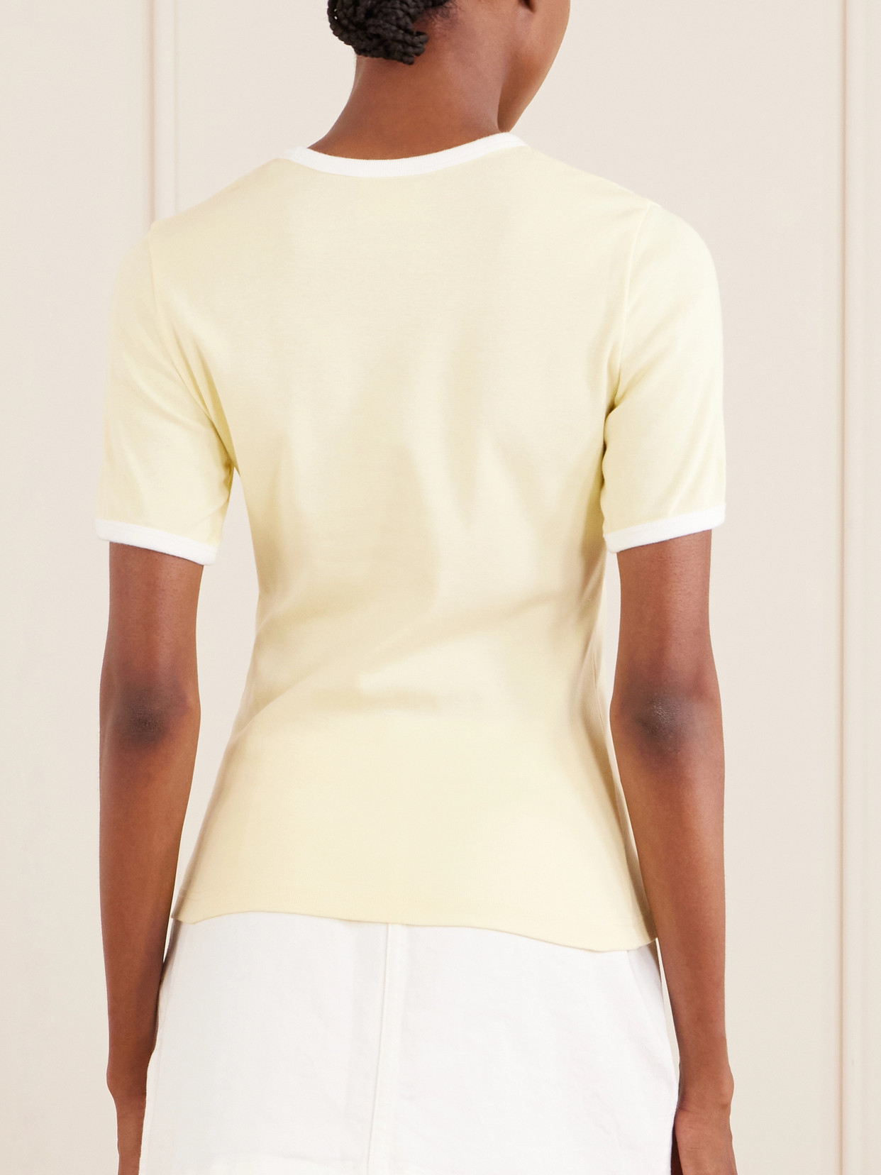 Logo-Embroidered Cotton-Jersey T-Shirt