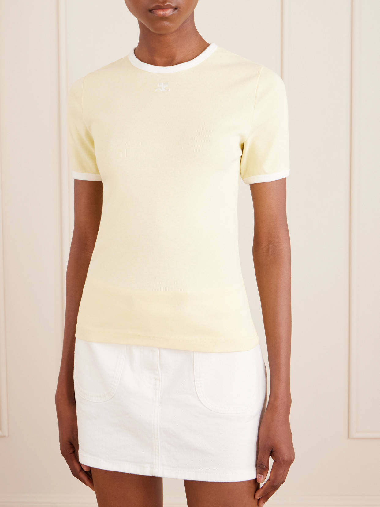 Logo-Embroidered Cotton-Jersey T-Shirt