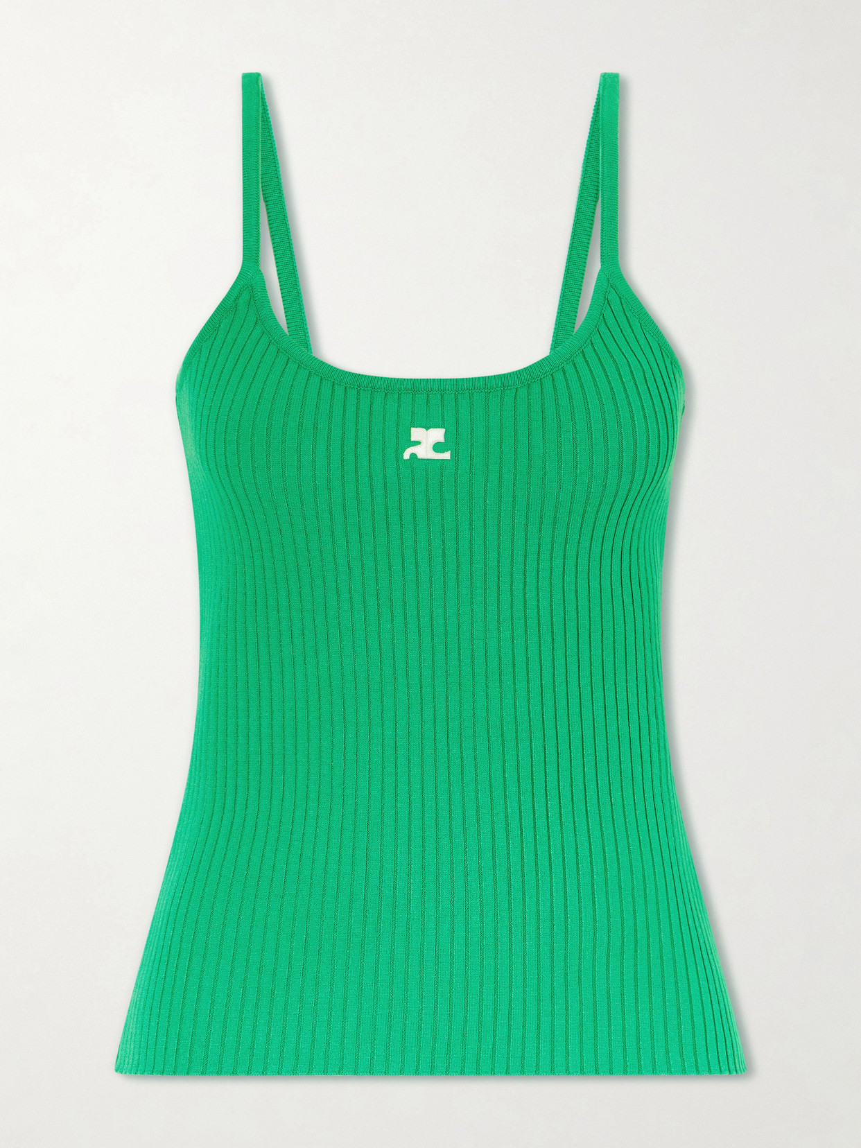 Reedition Logo-Appliquéd Ribbed-Knit Tank