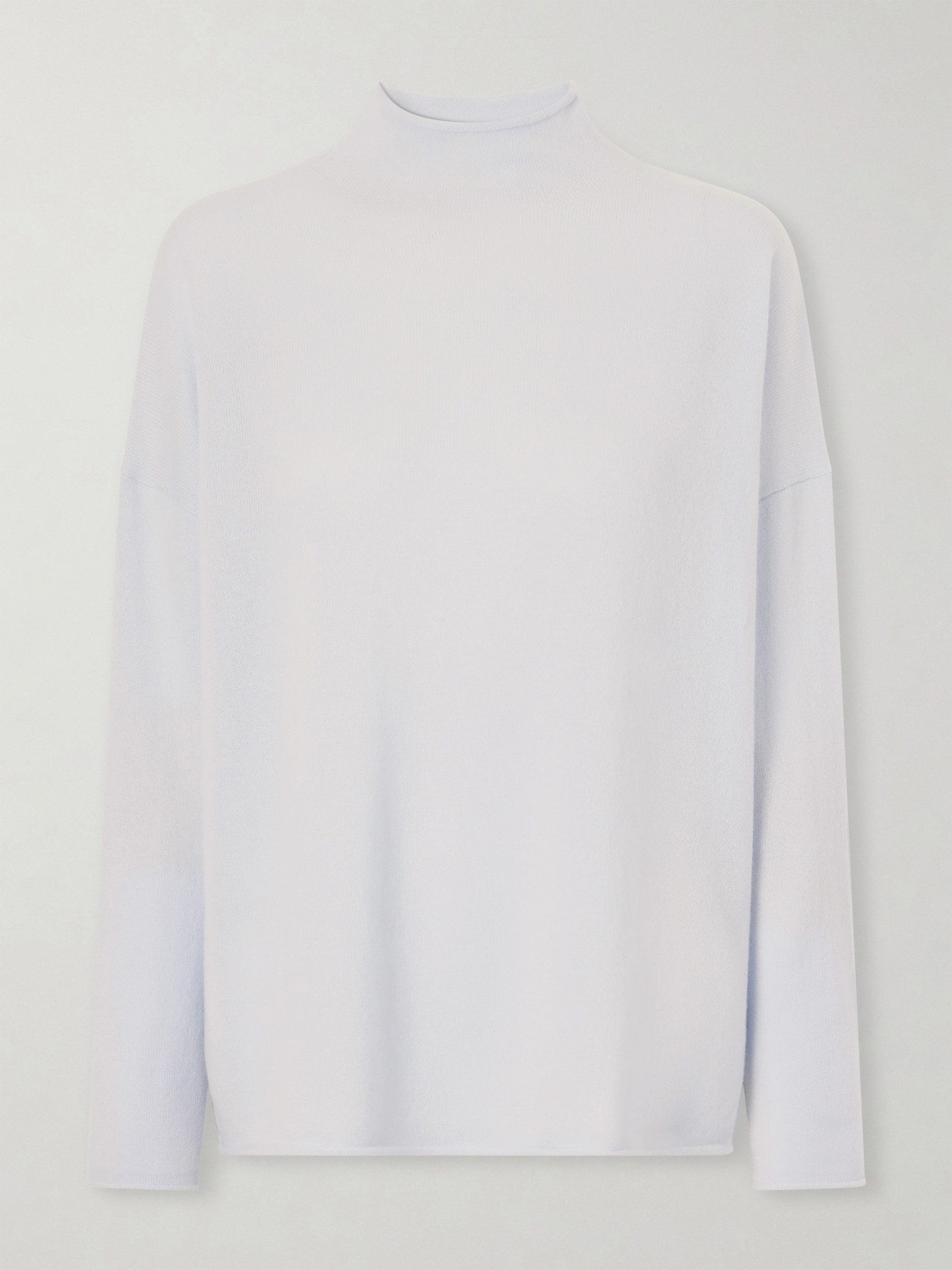 Allude Cashmere Turtleneck Sweater In Blue