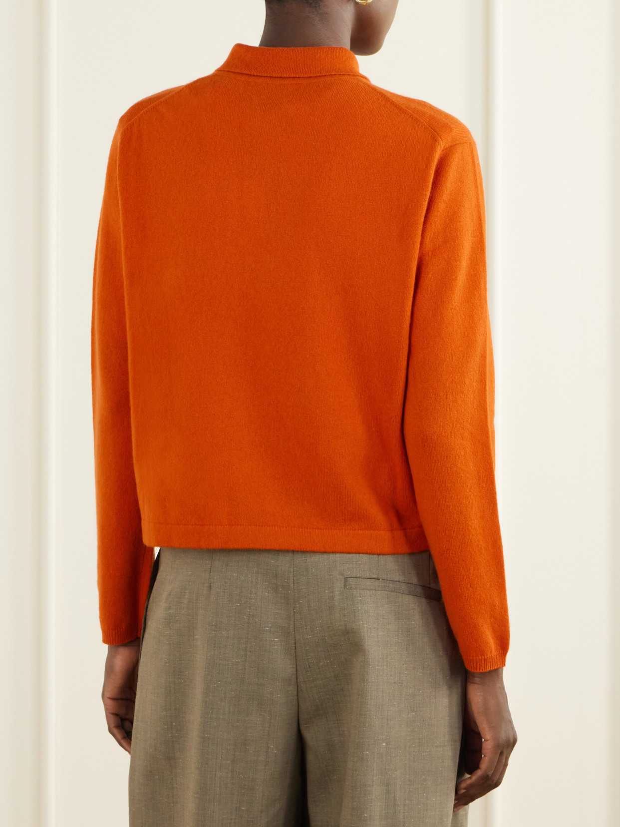 Cashmere Polo Sweater