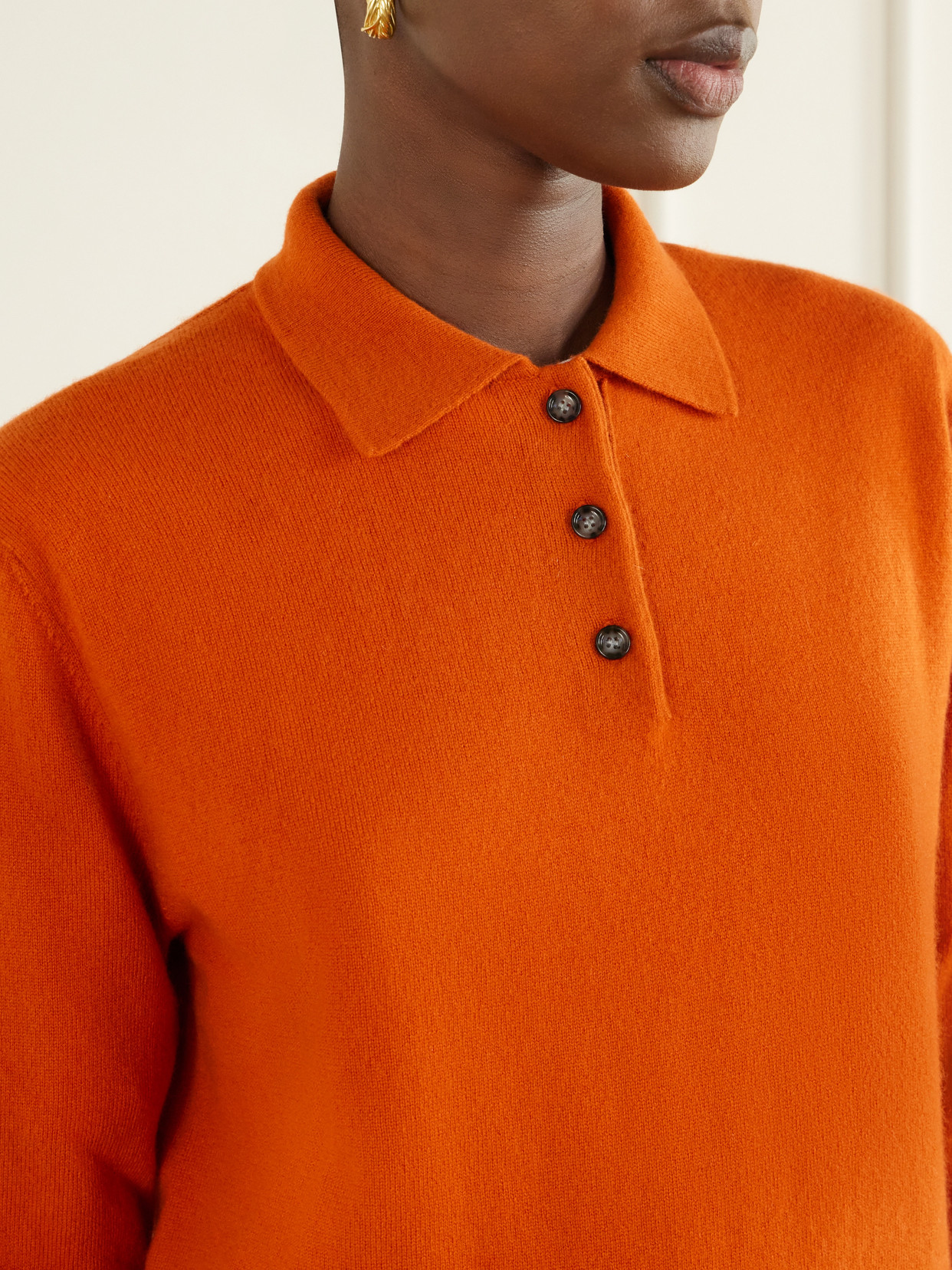 Cashmere Polo Sweater
