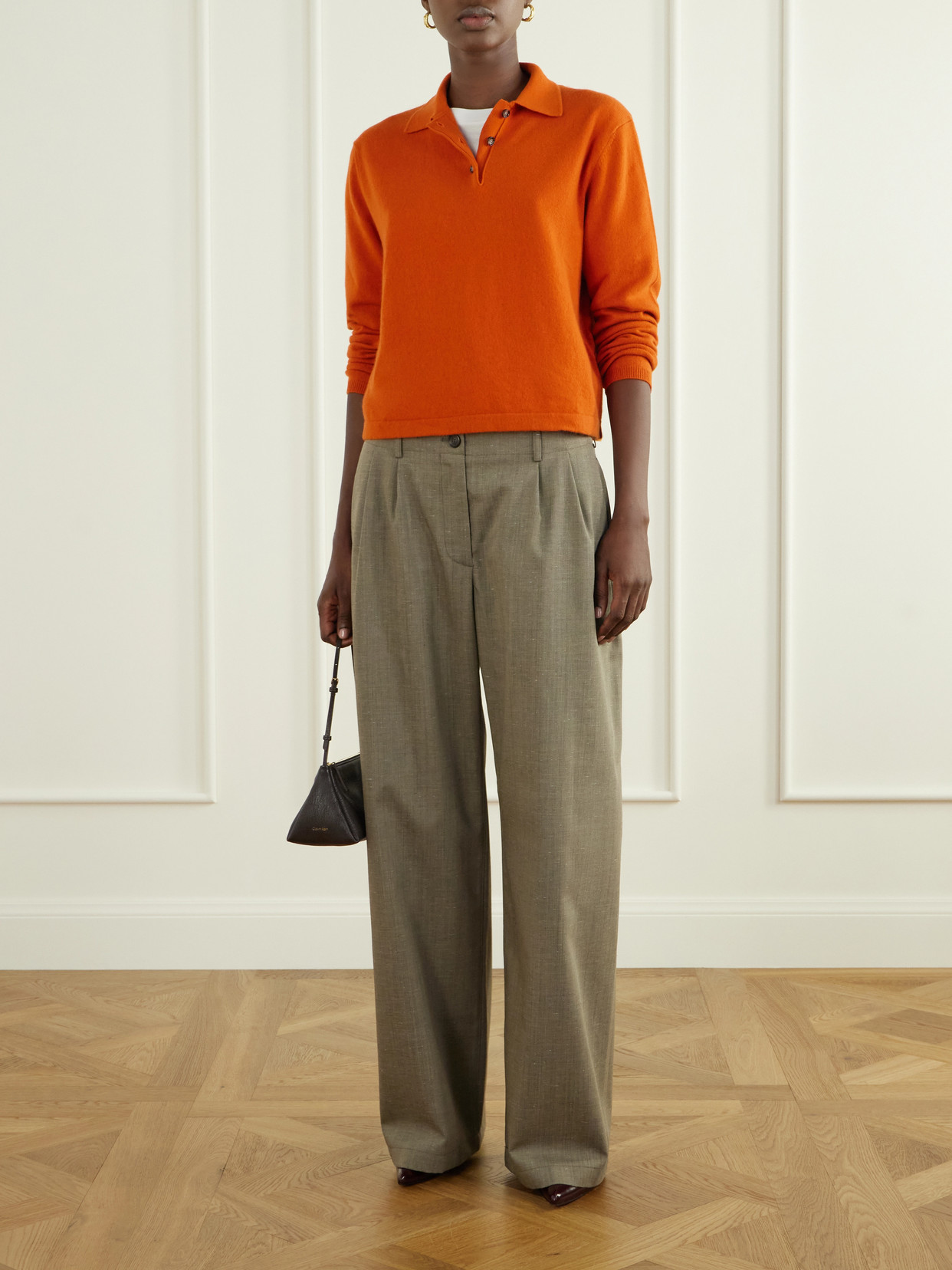 Cashmere Polo Sweater