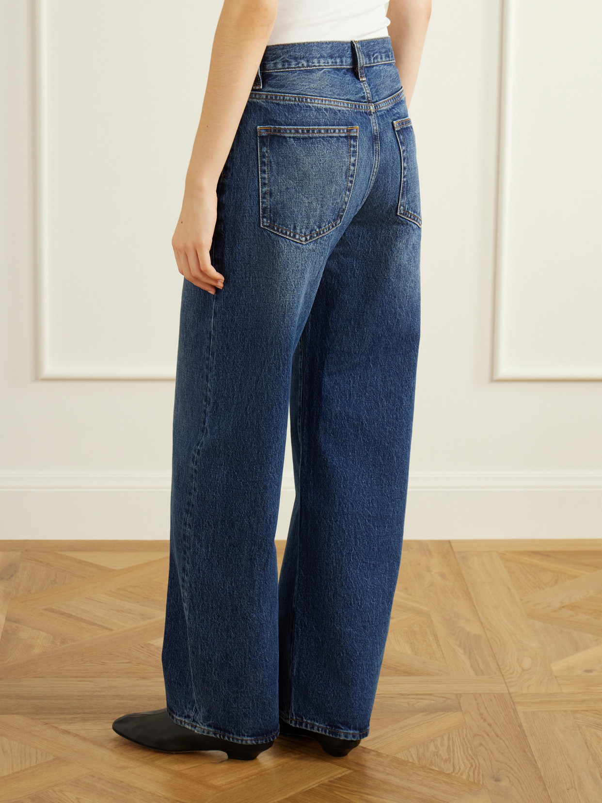 The Bow High-Rise Wide- Leg