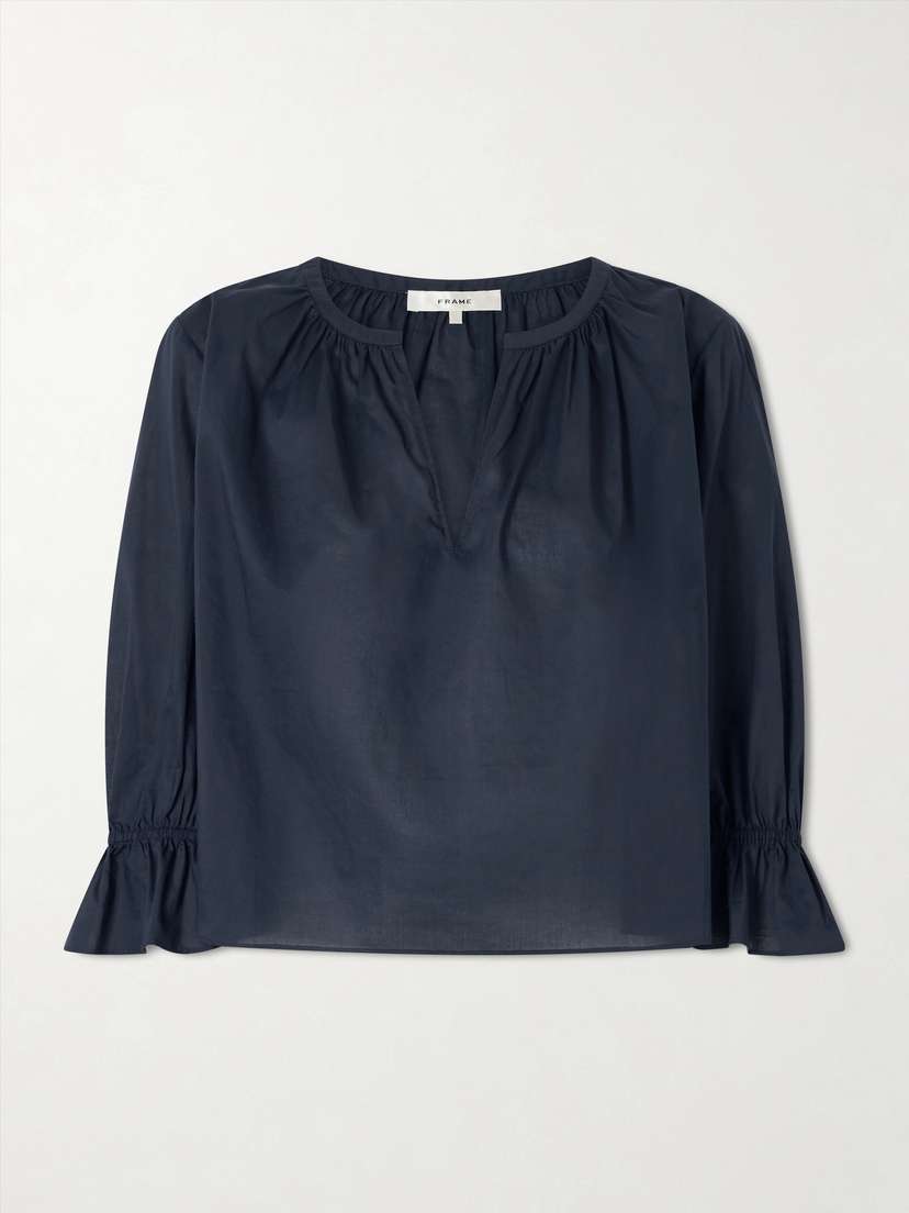 Frame Poet Cotton Blouse | Thumbnail 6 Frame Poet Cotton Blouse | Thumbnail 6