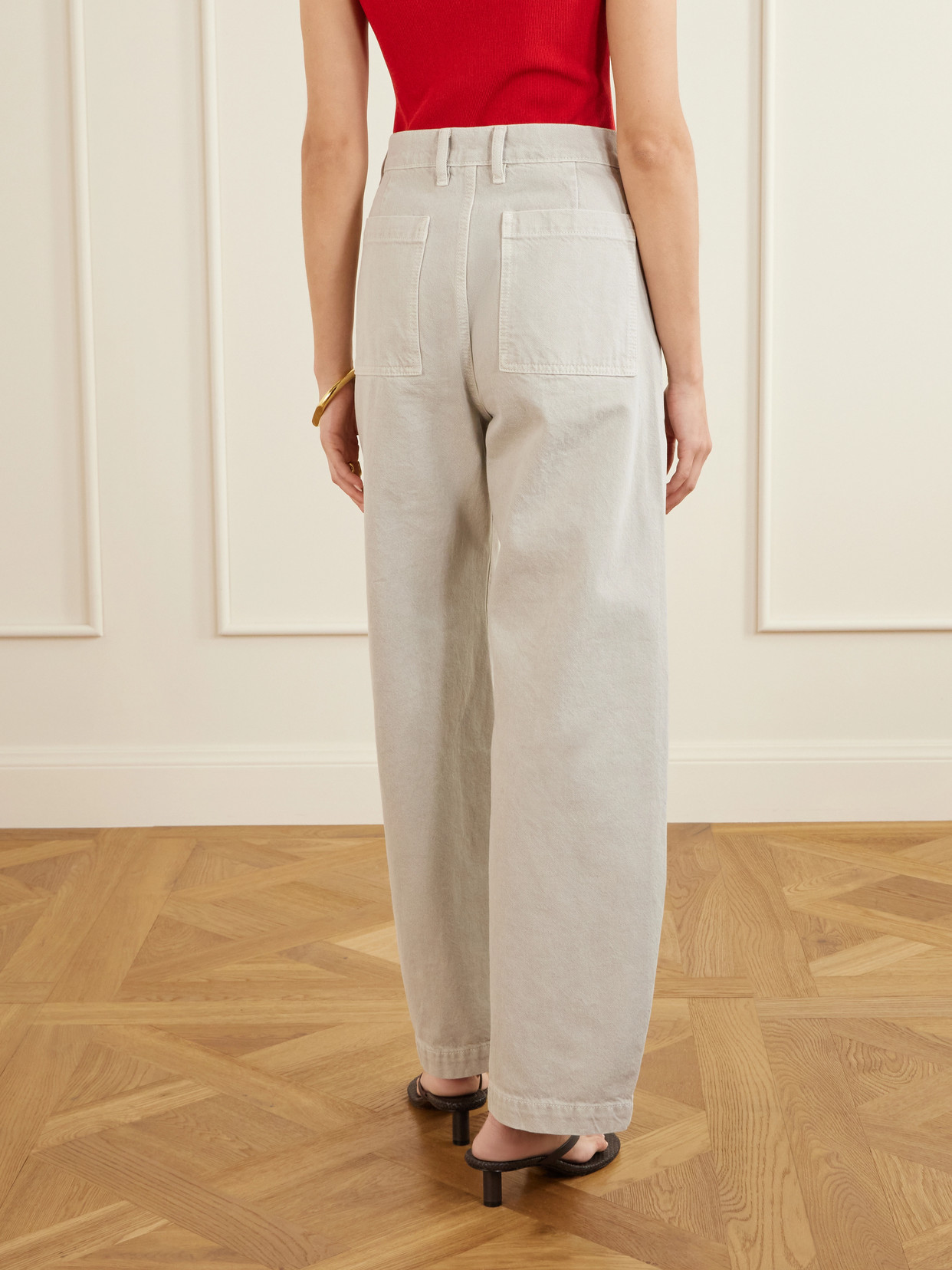 The Bow Cargo High-Rise Wide- Leg