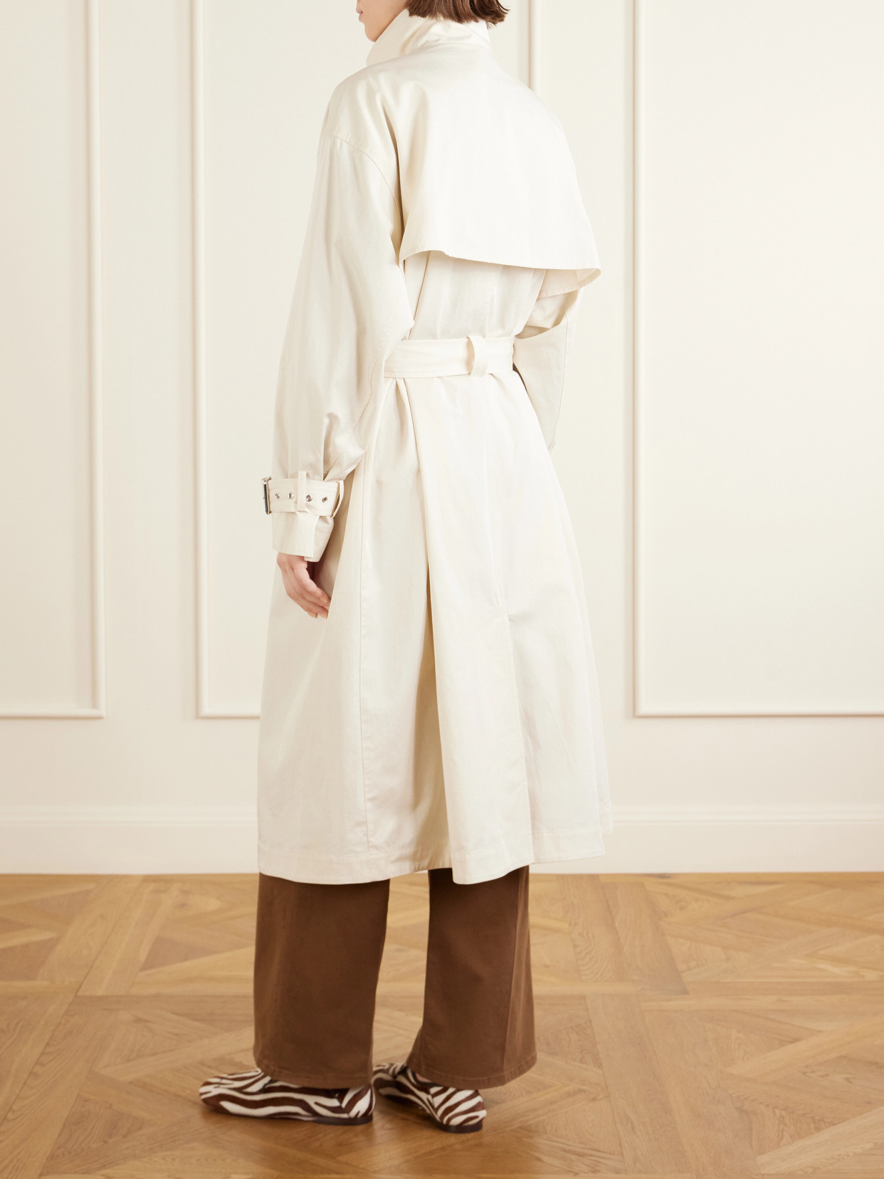 The Field Belted Cotton-Twill Trench Coat