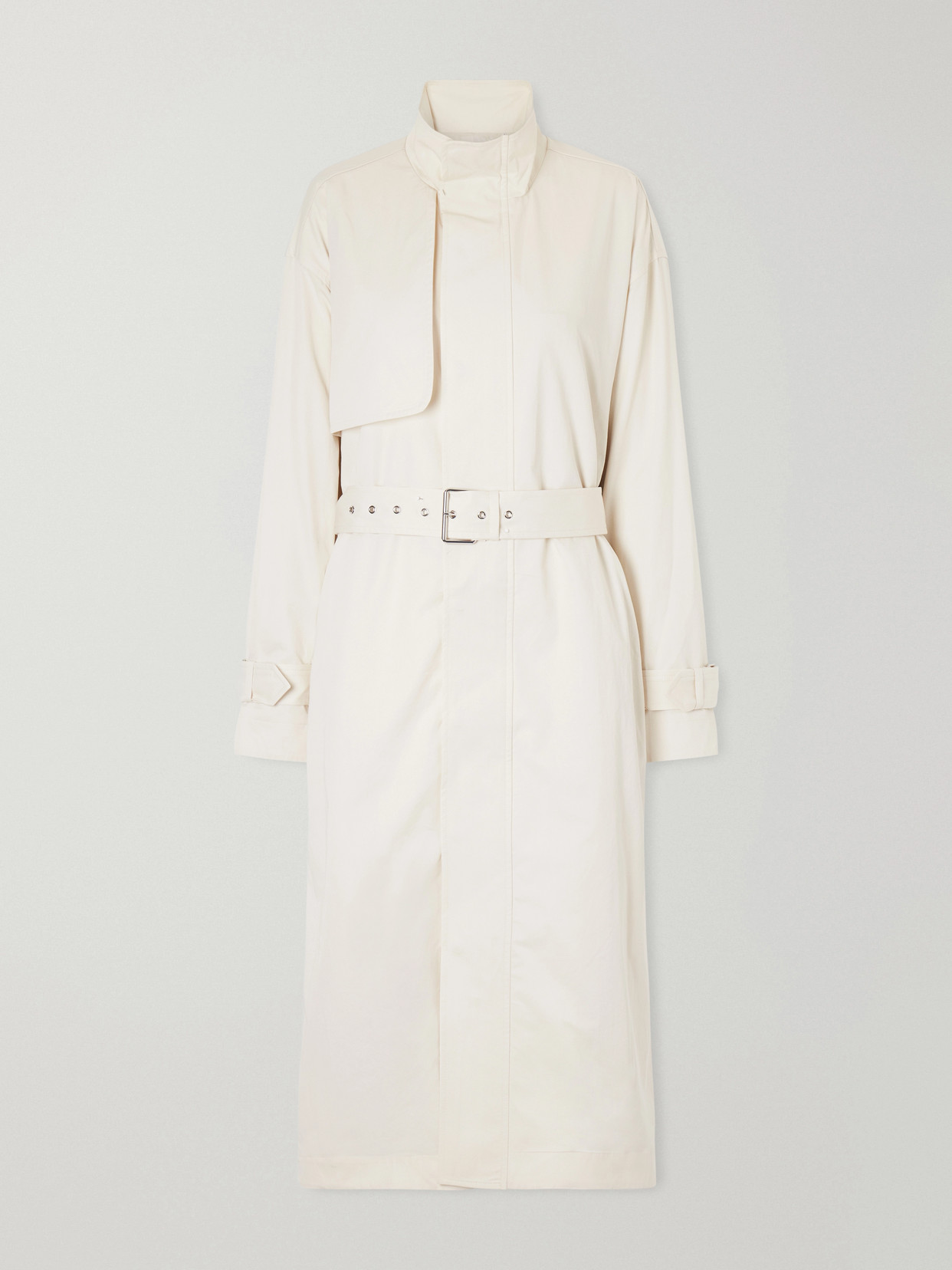 The Field Belted Cotton-Twill Trench Coat