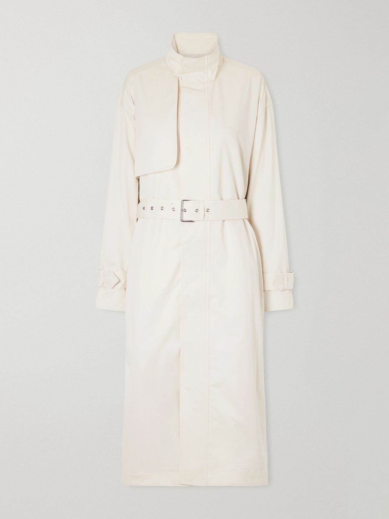 The Field belted cotton-twill trench coat