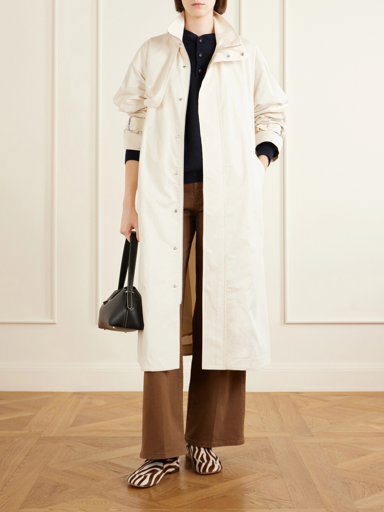The Field Belted Cotton-Twill Trench Coat