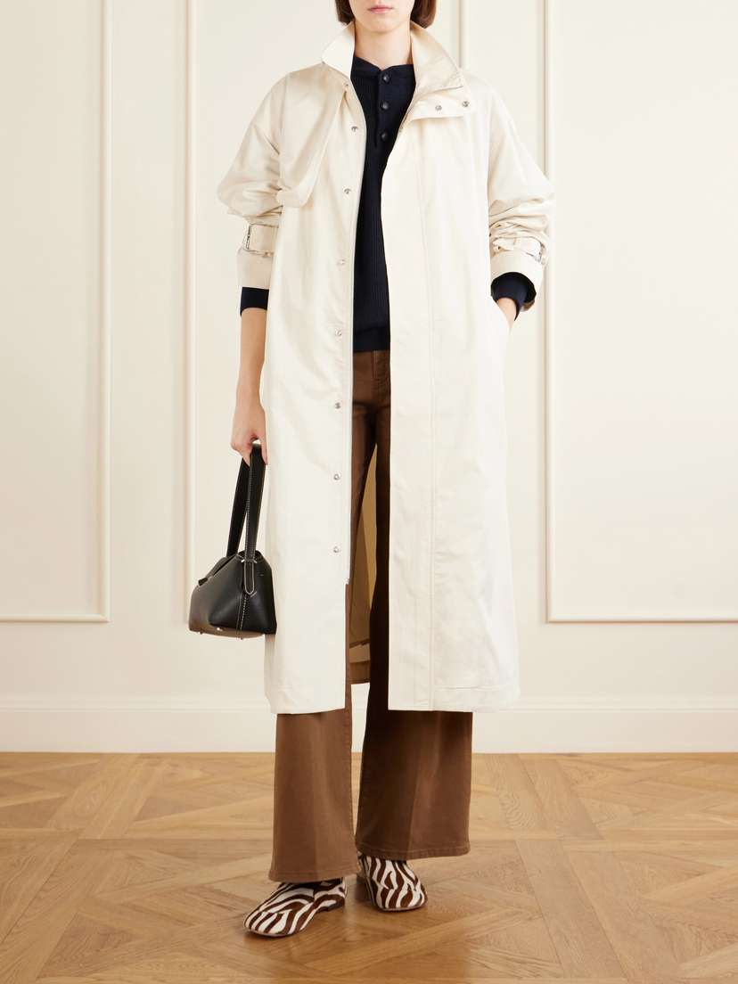 Frame The Field Belted Cotton-twill Trench Coat | Thumbnail 2