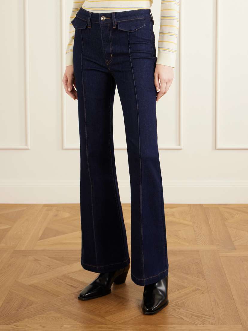 Frame The Icon Mid-rise Flared Jeans | Thumbnail 3 Frame The Icon Mid-rise Flared Jeans | Thumbnail 3