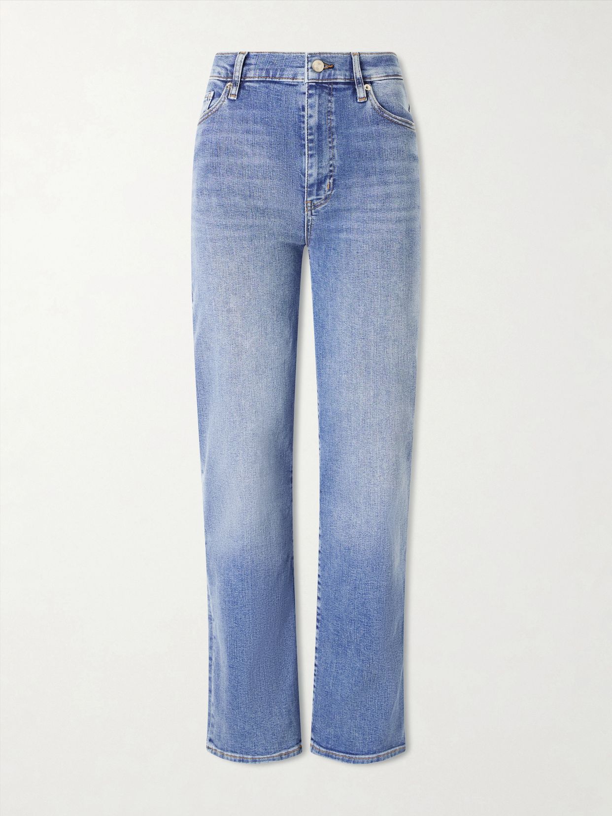 Le Sleek Straight high-rise straight-leg jeans