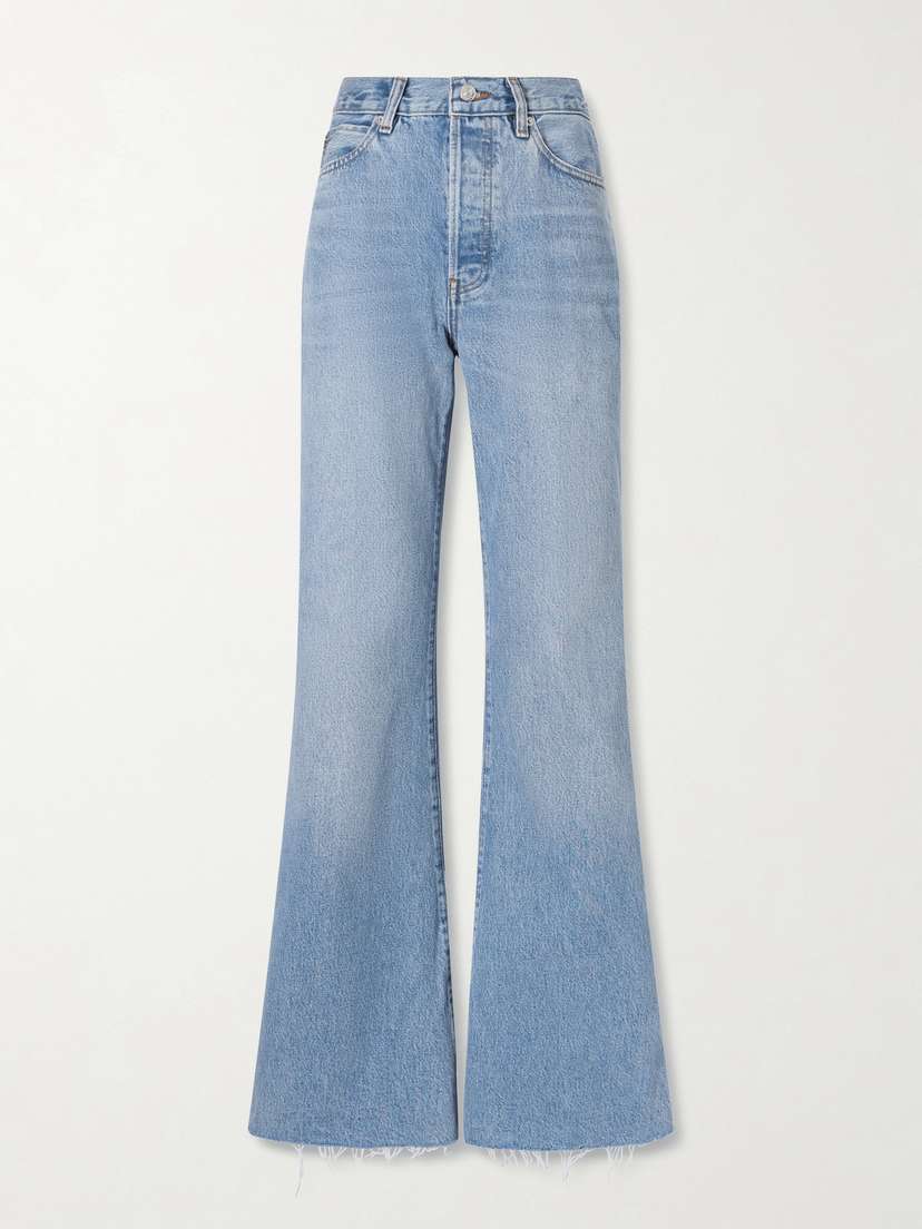 Frame The Lax High-rise Flared Jeans