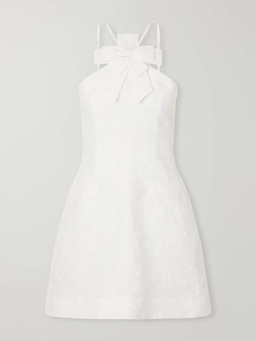 SHUSHU/TONG Bow-detailed Taffeta Mini Dress | Thumbnail 5