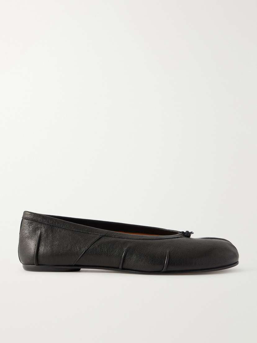 Maison Margiela Tabi Split-toe Leather Ballet Flats