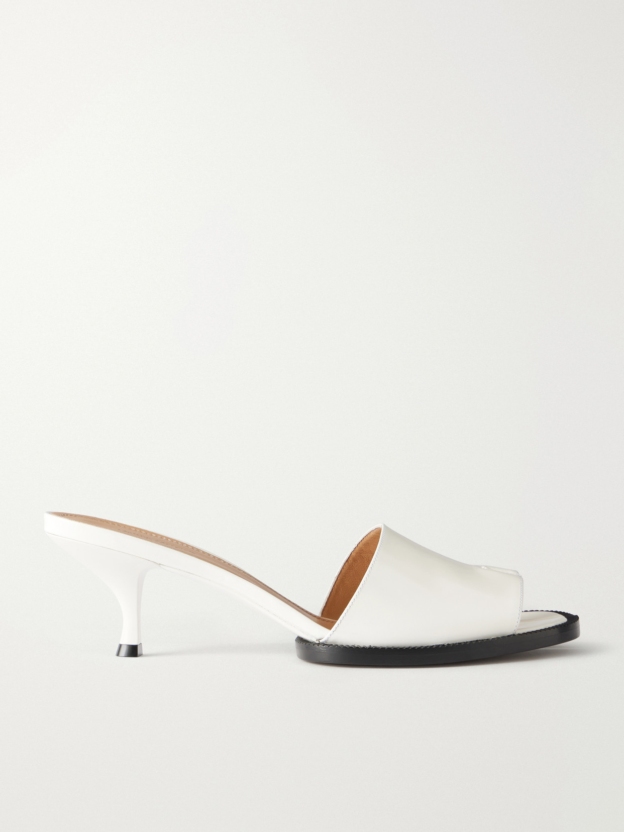 Maison Margiela - Tabi City Split-toe Leather Sandals - White