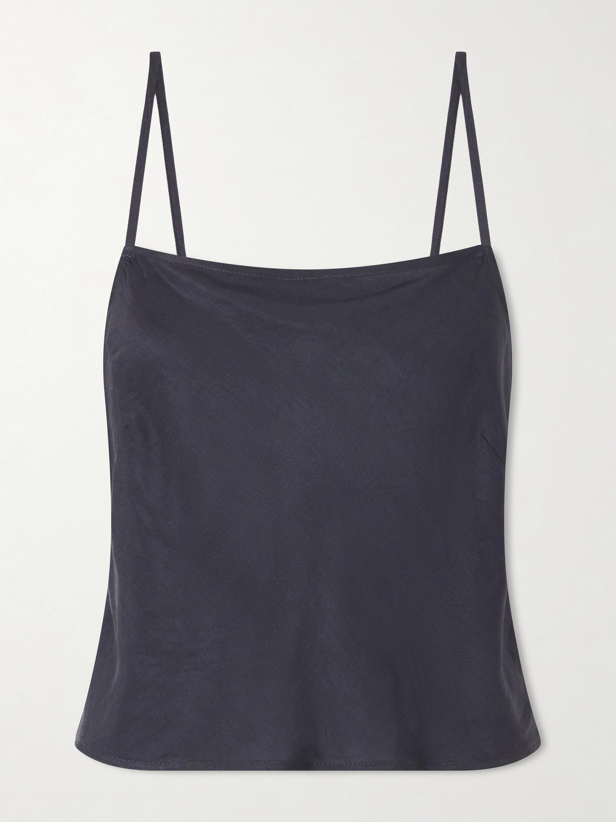 Leset Daniel Square Neck Tank Midnight In Blue