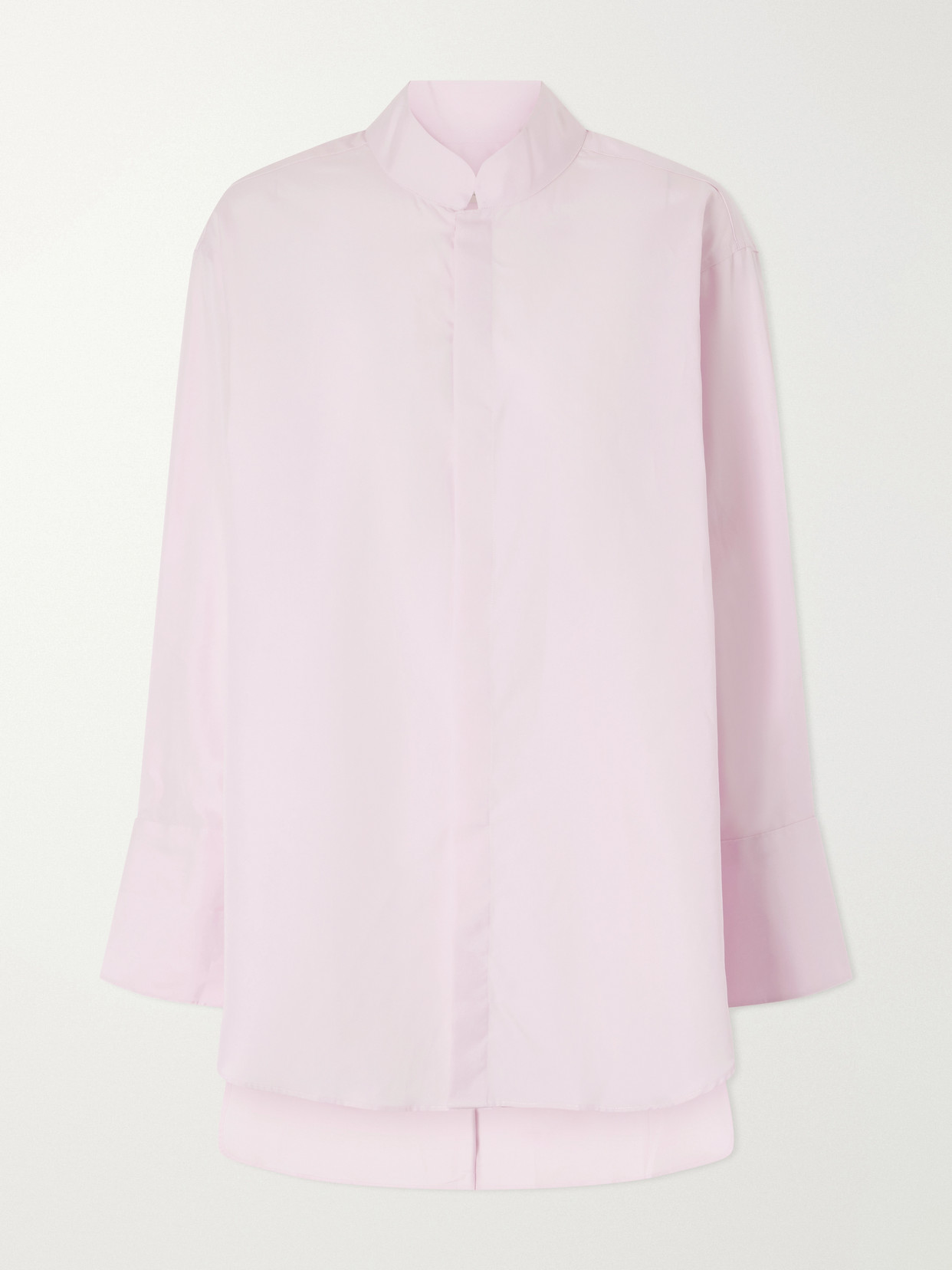 Comme Si Cotton-poplin Shirt In Pink