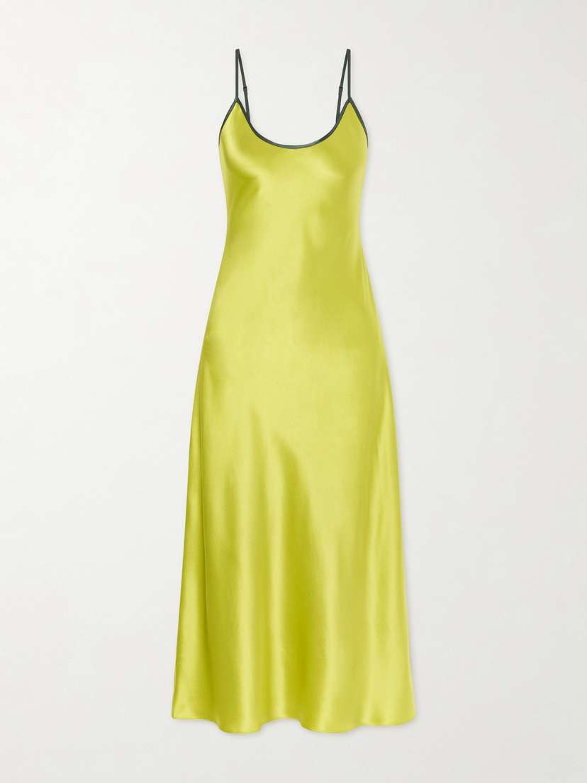 Comme Si Silk-charmeuse Midi Dress