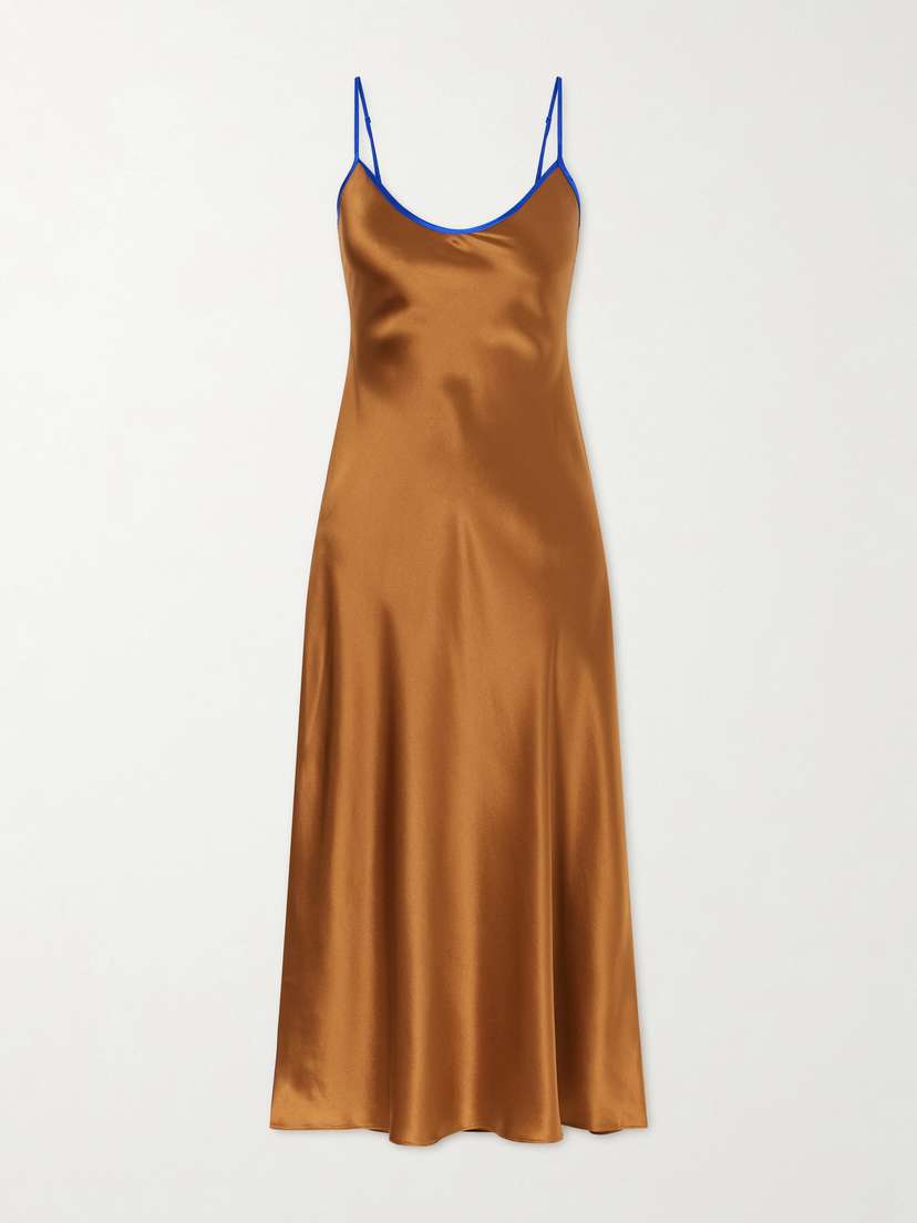Comme Si Silk-charmeuse Midi Dress