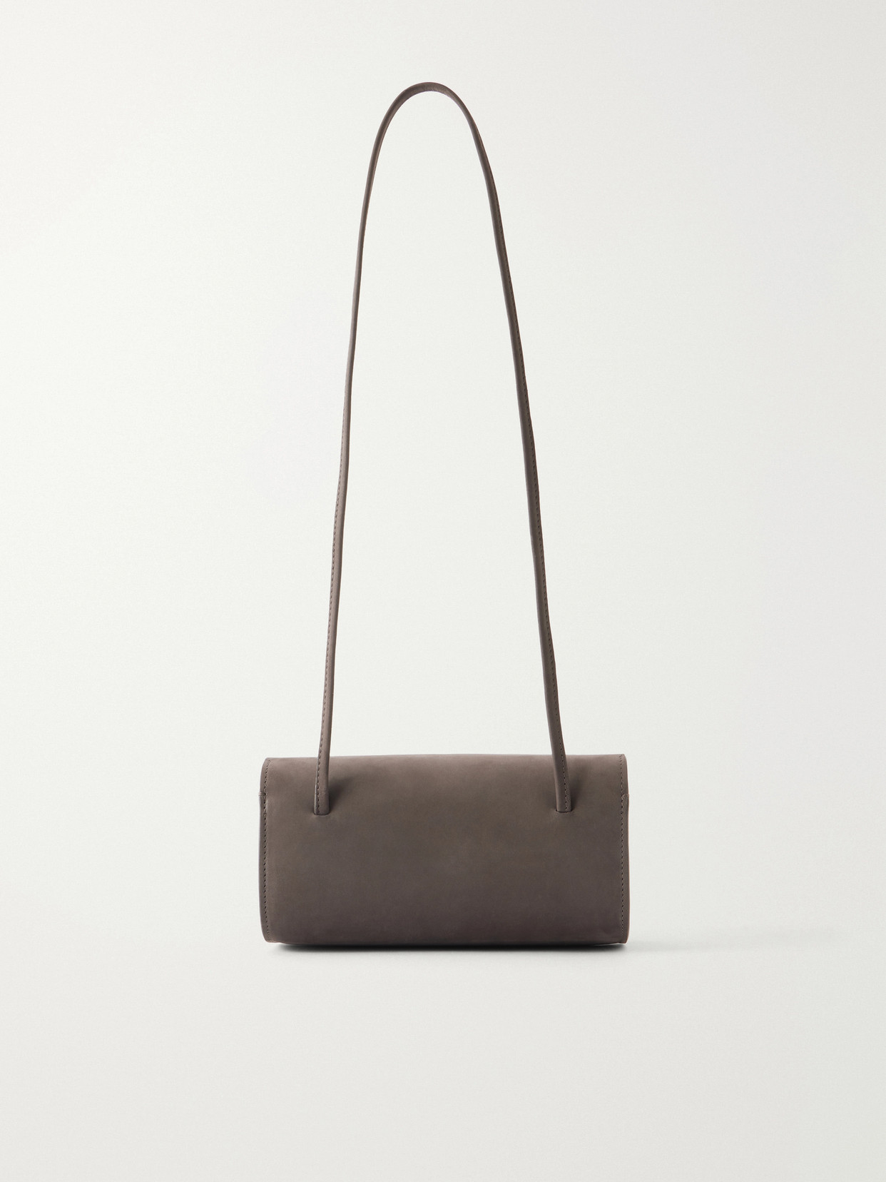 Fane Mie Nubuck Shoulder Bag In Brown