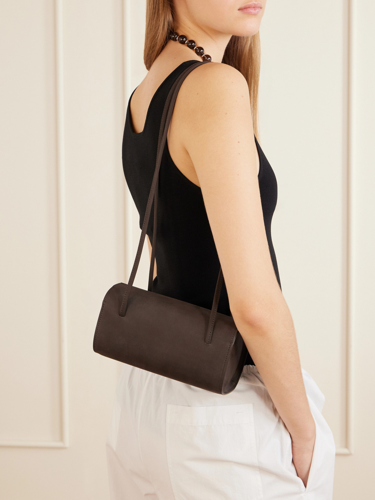 Mie Nubuck Shoulder Bag