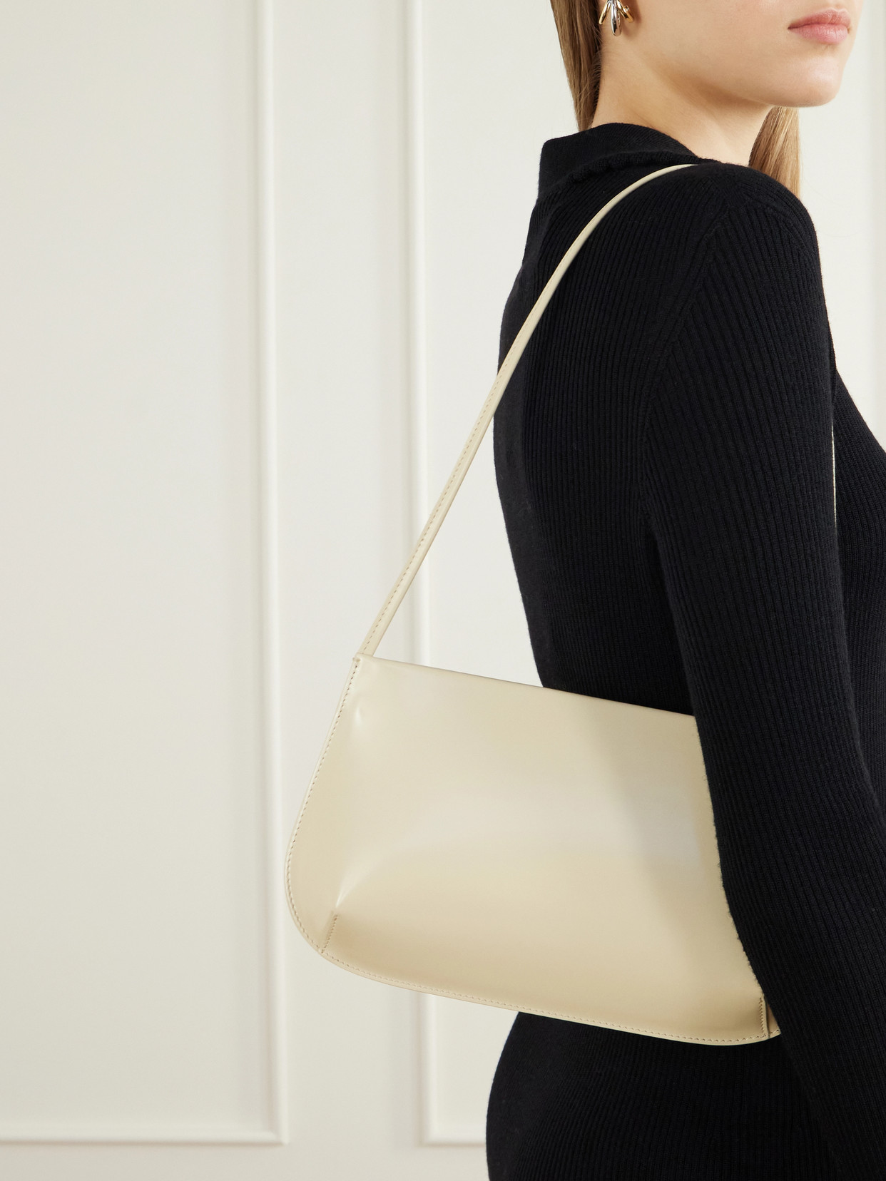 Fane Bra Leather Shoulder Bag In Unknown
