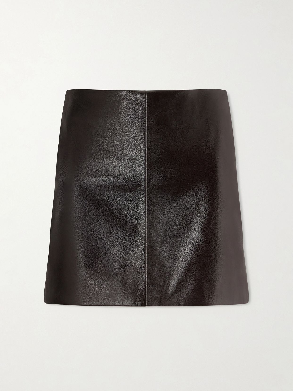 Melody leather mini skirt